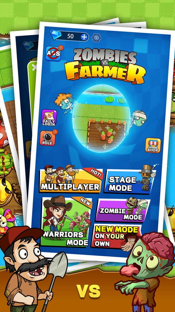 Zombies vs. Farmer - Screenshot