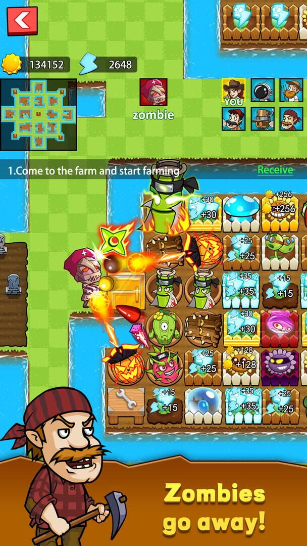 Zombies vs. Farmer - Screenshot