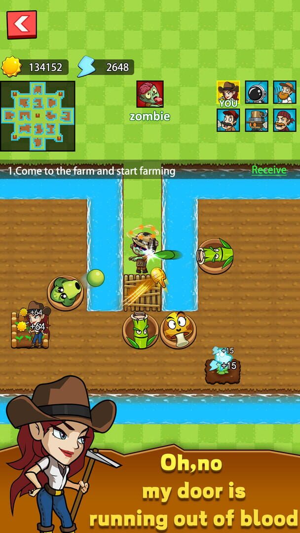 Zombies vs. Farmer - Screenshot