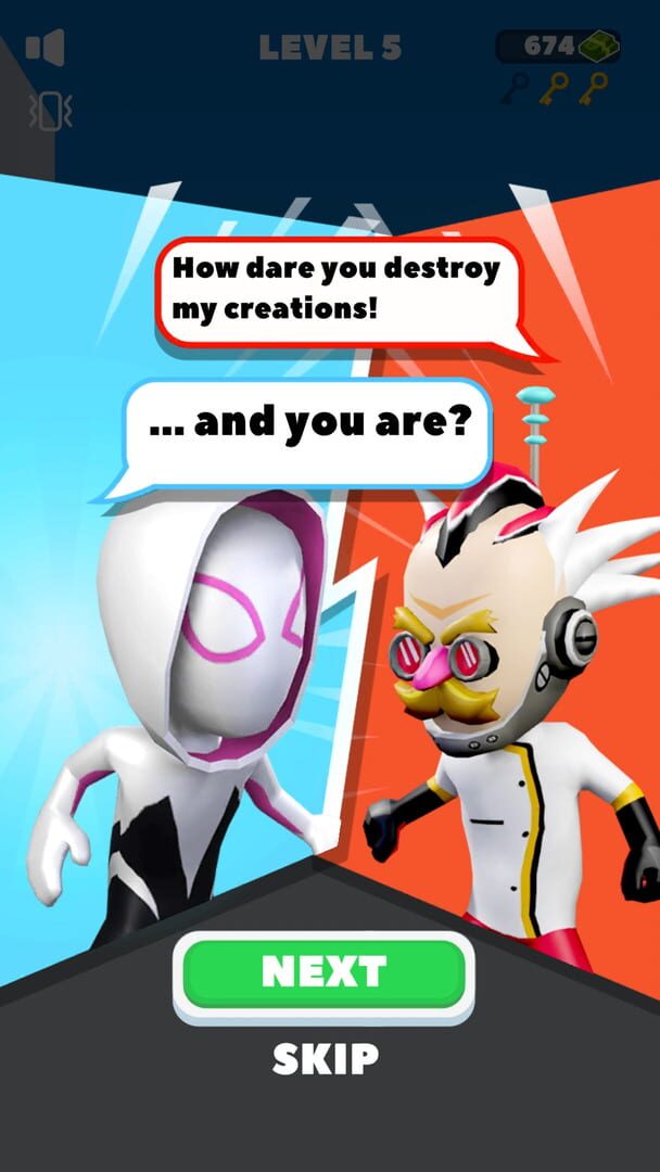 Web Swing Hero - Screenshot