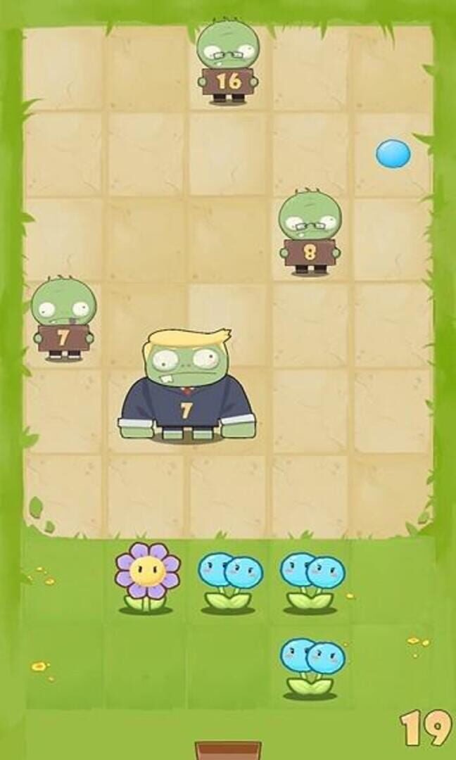 Flower vs. Zombie War - Screenshot