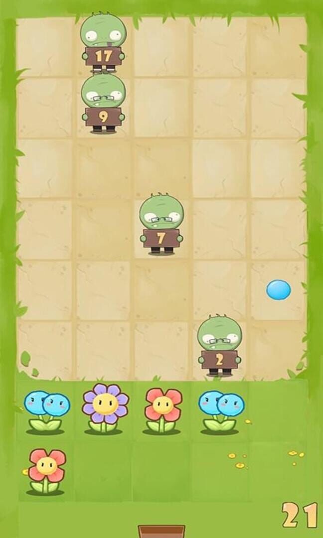 Flower vs. Zombie War - Screenshot
