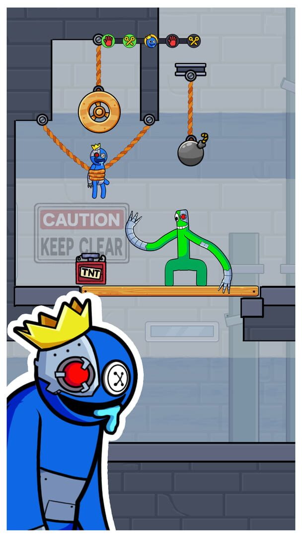 Rainbow Monster: Blue Survivor - Screenshot