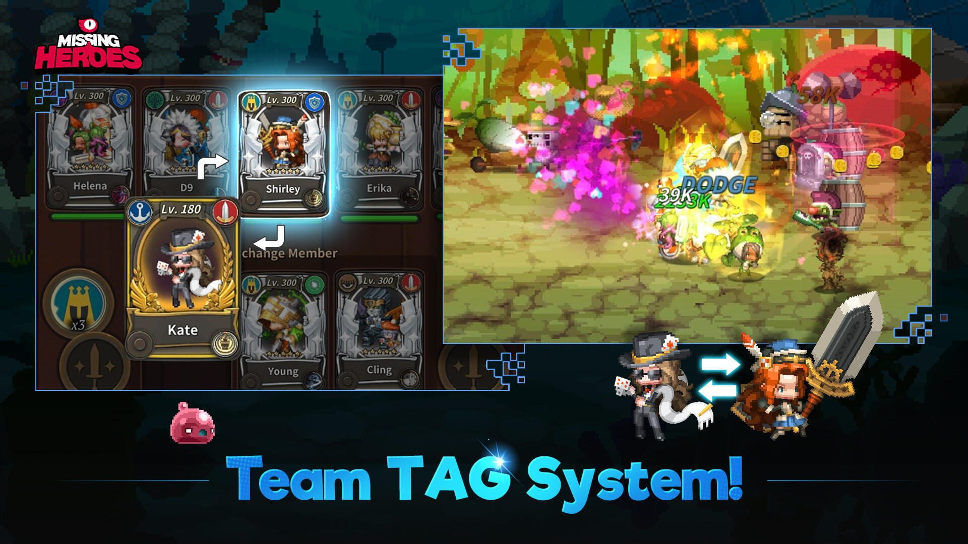 Missing Heroes - Screenshot