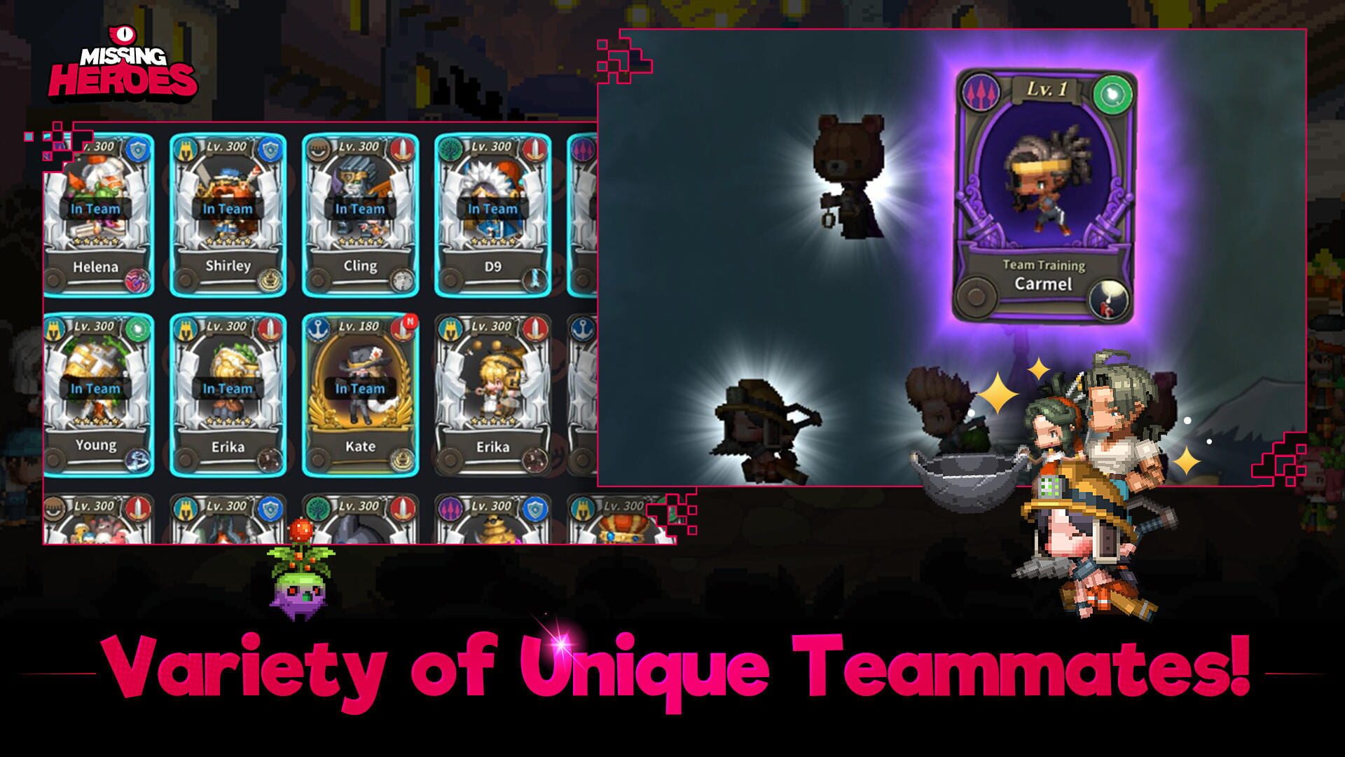Missing Heroes - Screenshot