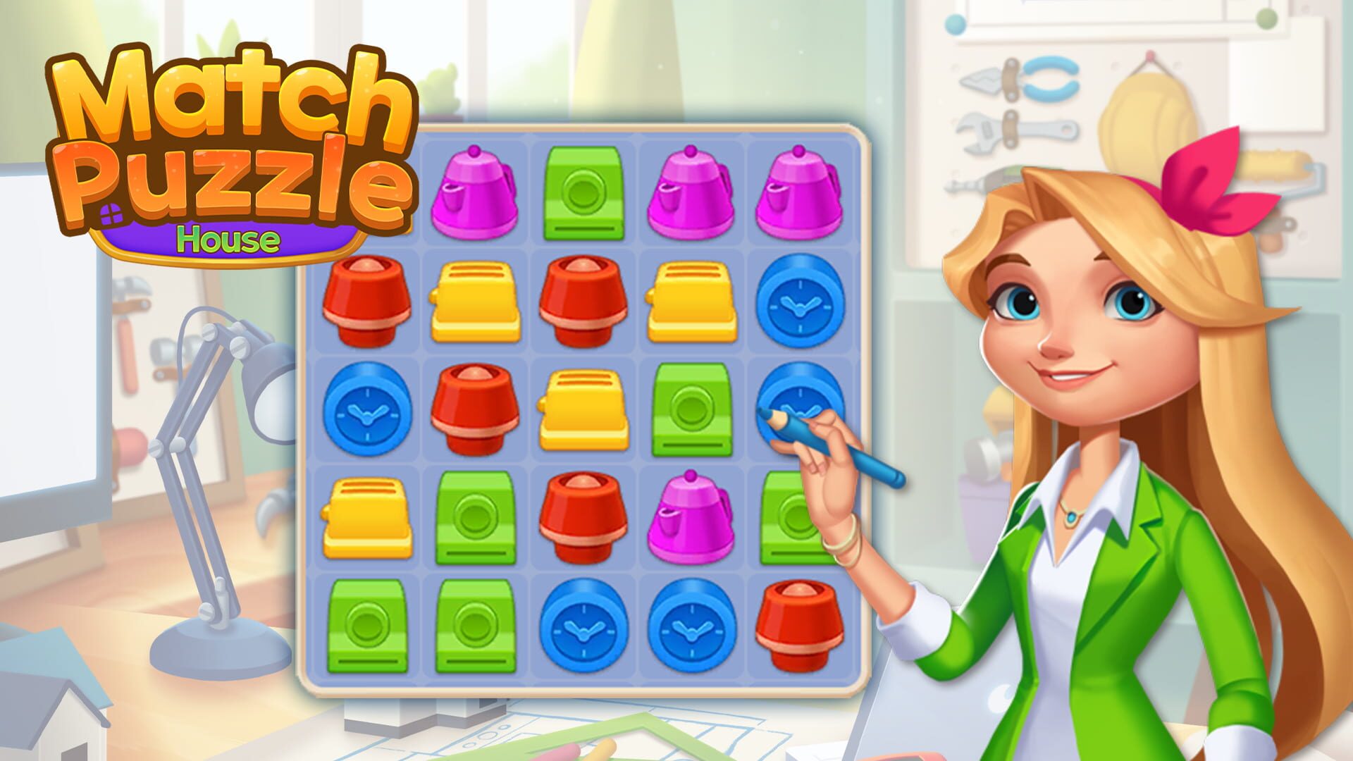 Match Puzzle House - Screenshot