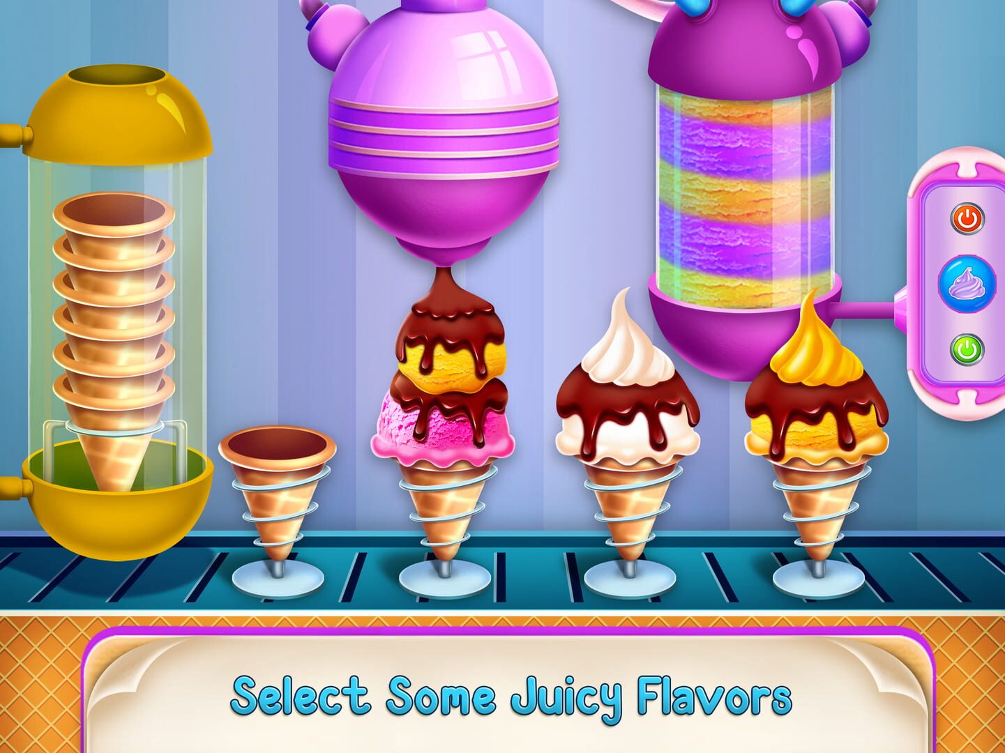 Icecream Cone Cupcake Baking - Screenshot