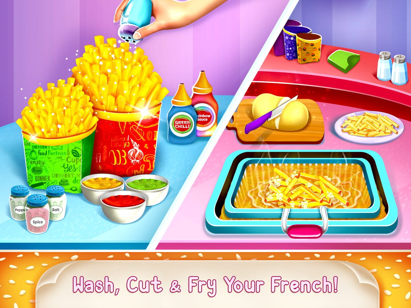 Icecream Cone Cupcake Baking - Screenshot