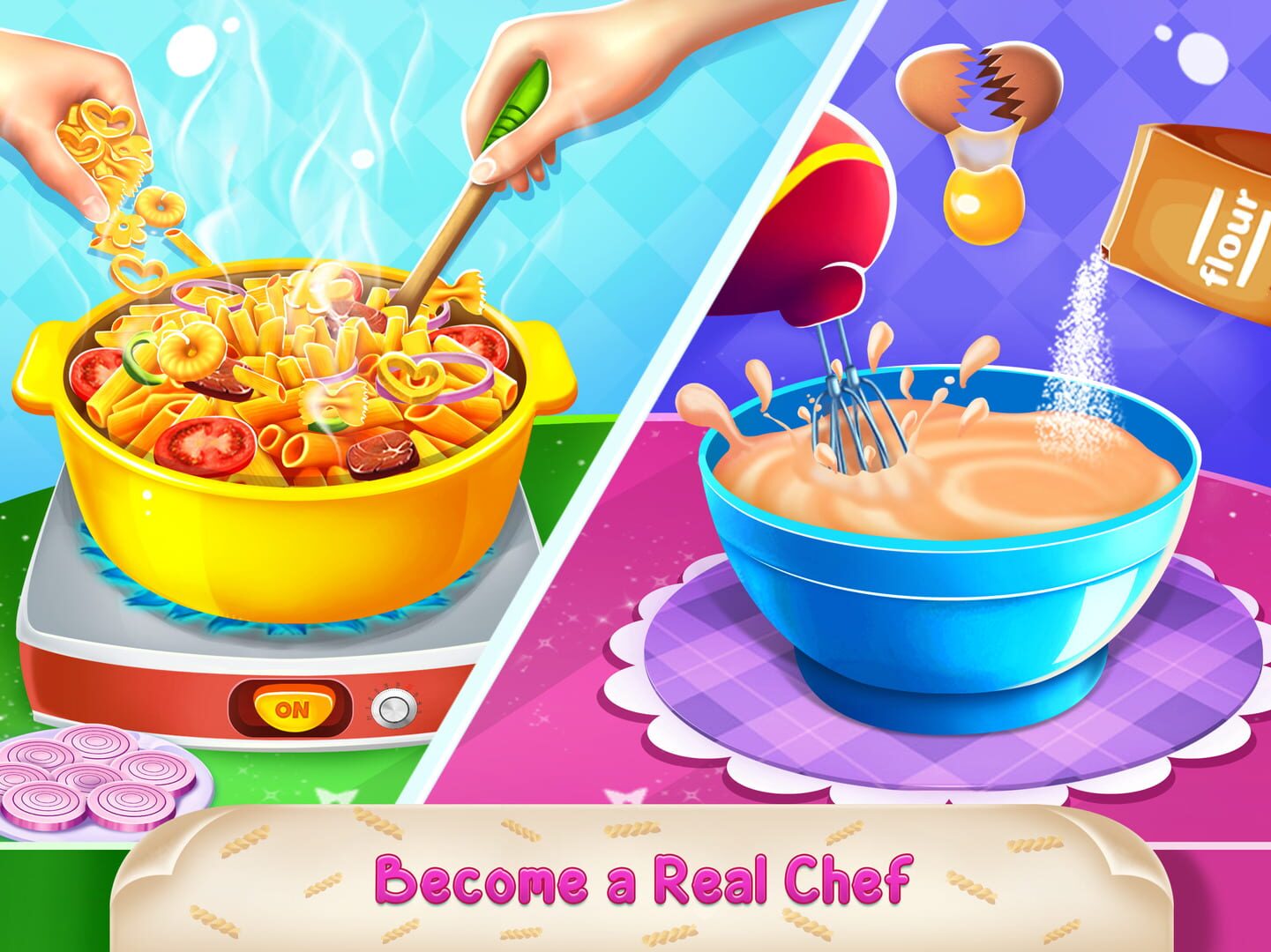 Icecream Cone Cupcake Baking - Screenshot