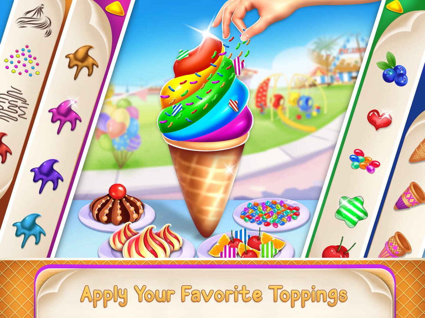 Icecream Cone Cupcake Baking - Screenshot