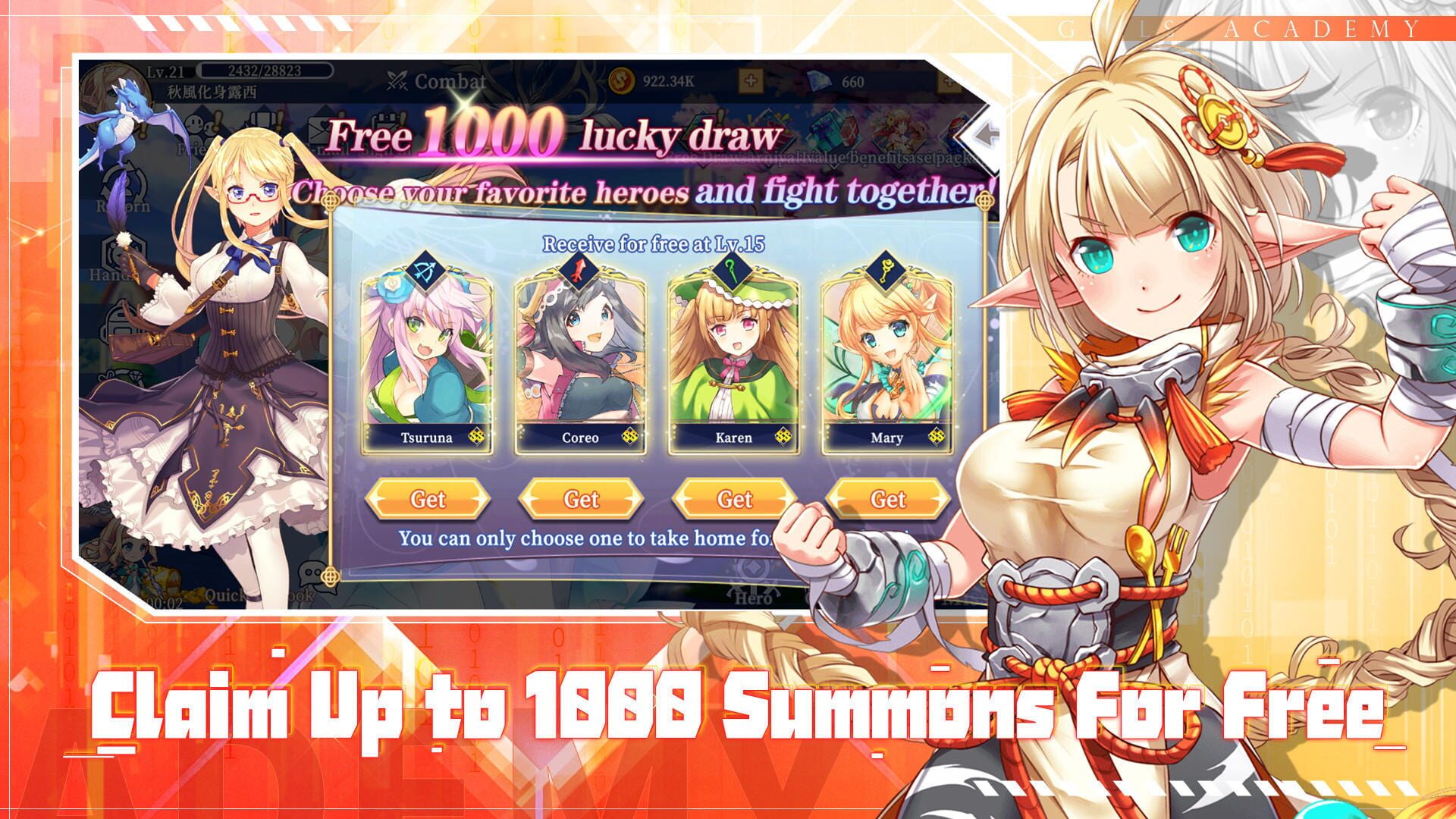Girls Academy - Screenshot