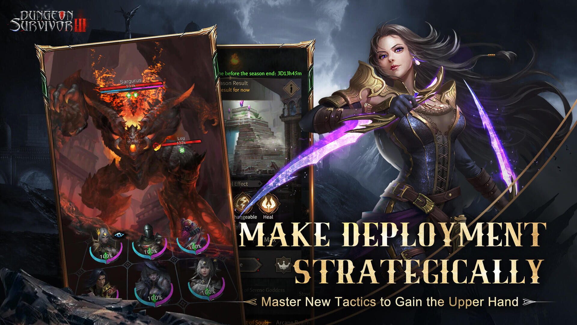 Dungeon Survivor III: Dark Genesis - Screenshot