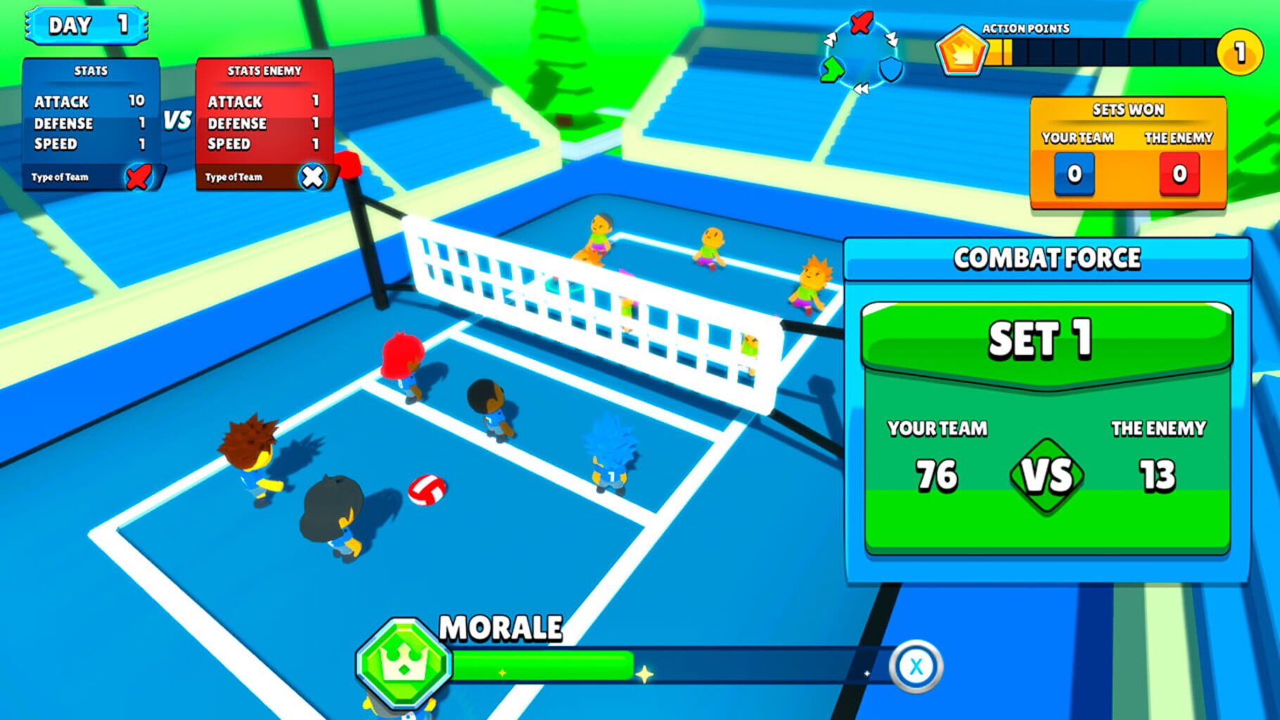 Volleyball Trainer: The Legend of Sports screenshot