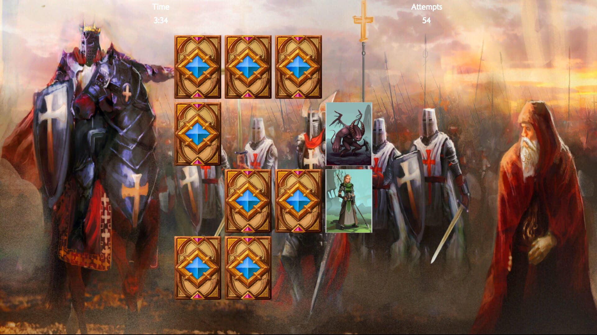 Fantasy Memory Card Game: Expansion Pack 4 - Screenshot