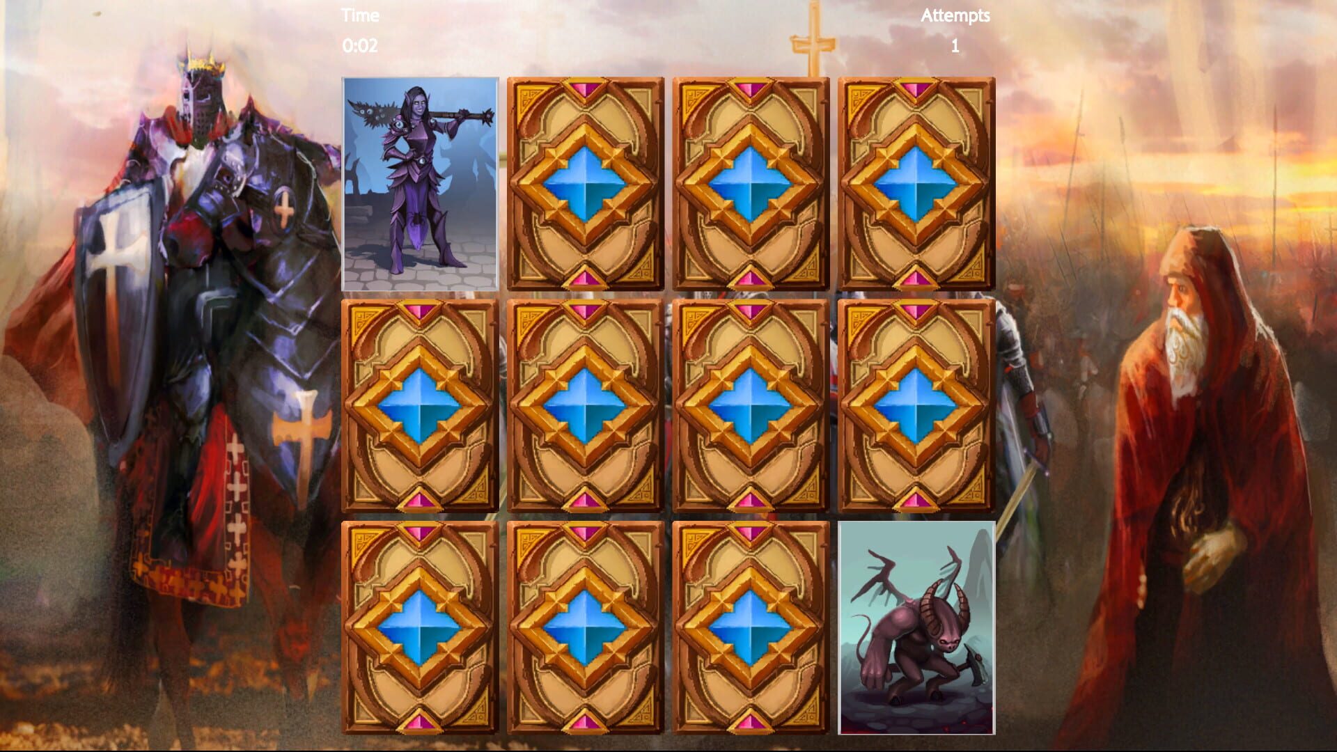 Fantasy Memory Card Game: Expansion Pack 4 - Screenshot