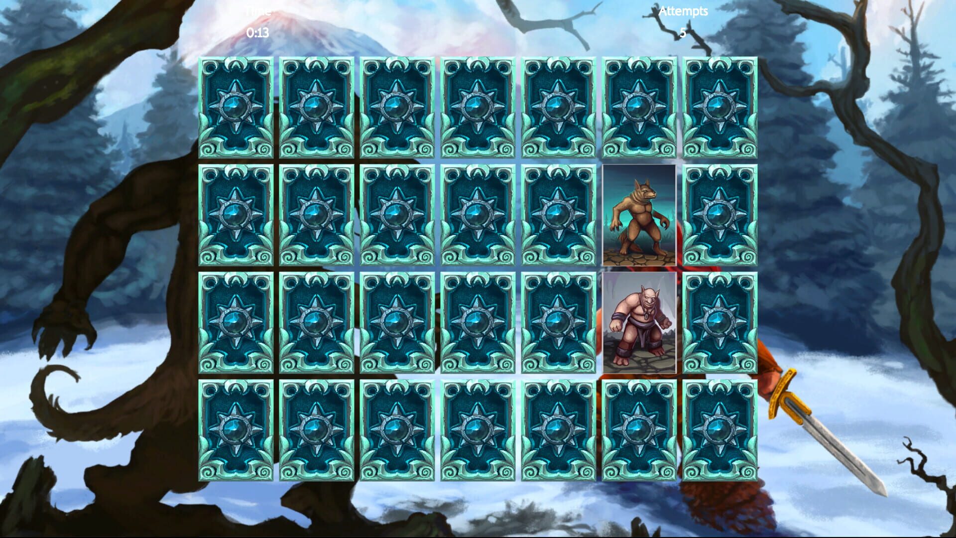 Fantasy Memory Card Game: Expansion Pack 7 - Screenshot