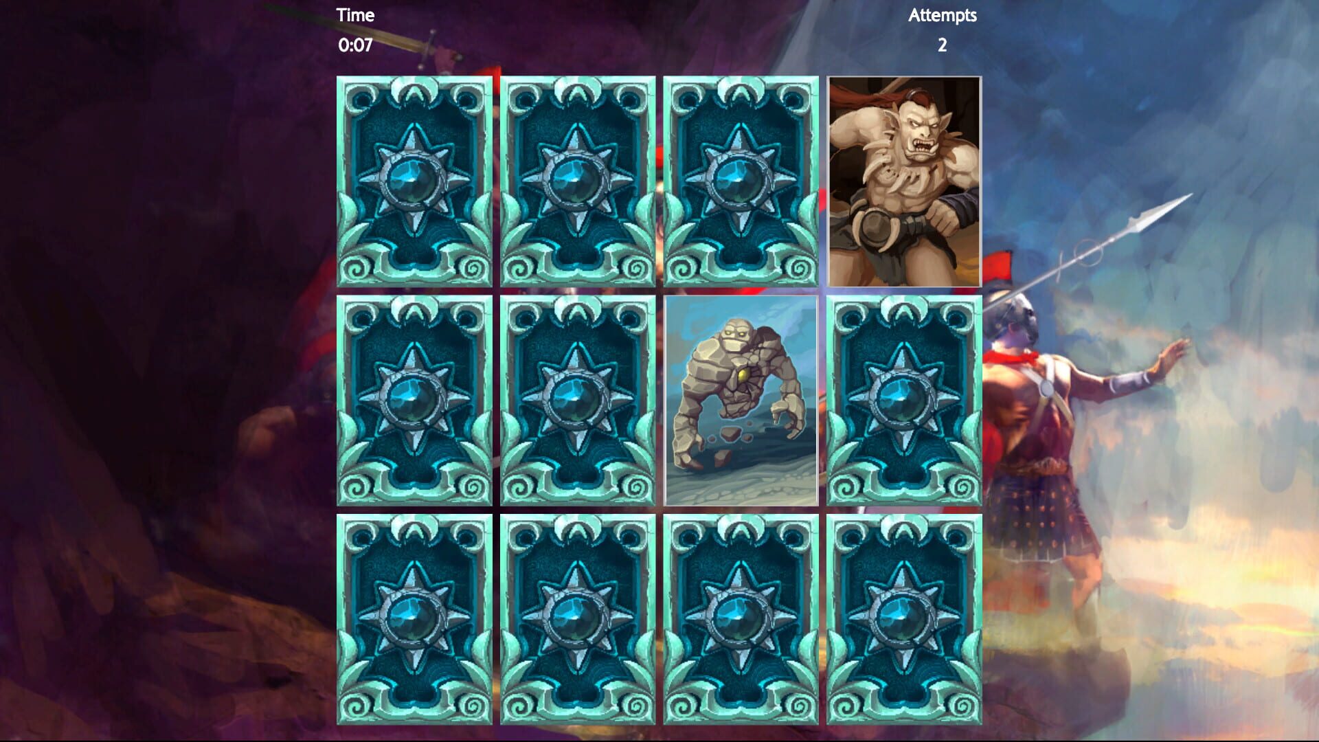 Fantasy Memory Card Game: Expansion Pack 1 - Screenshot