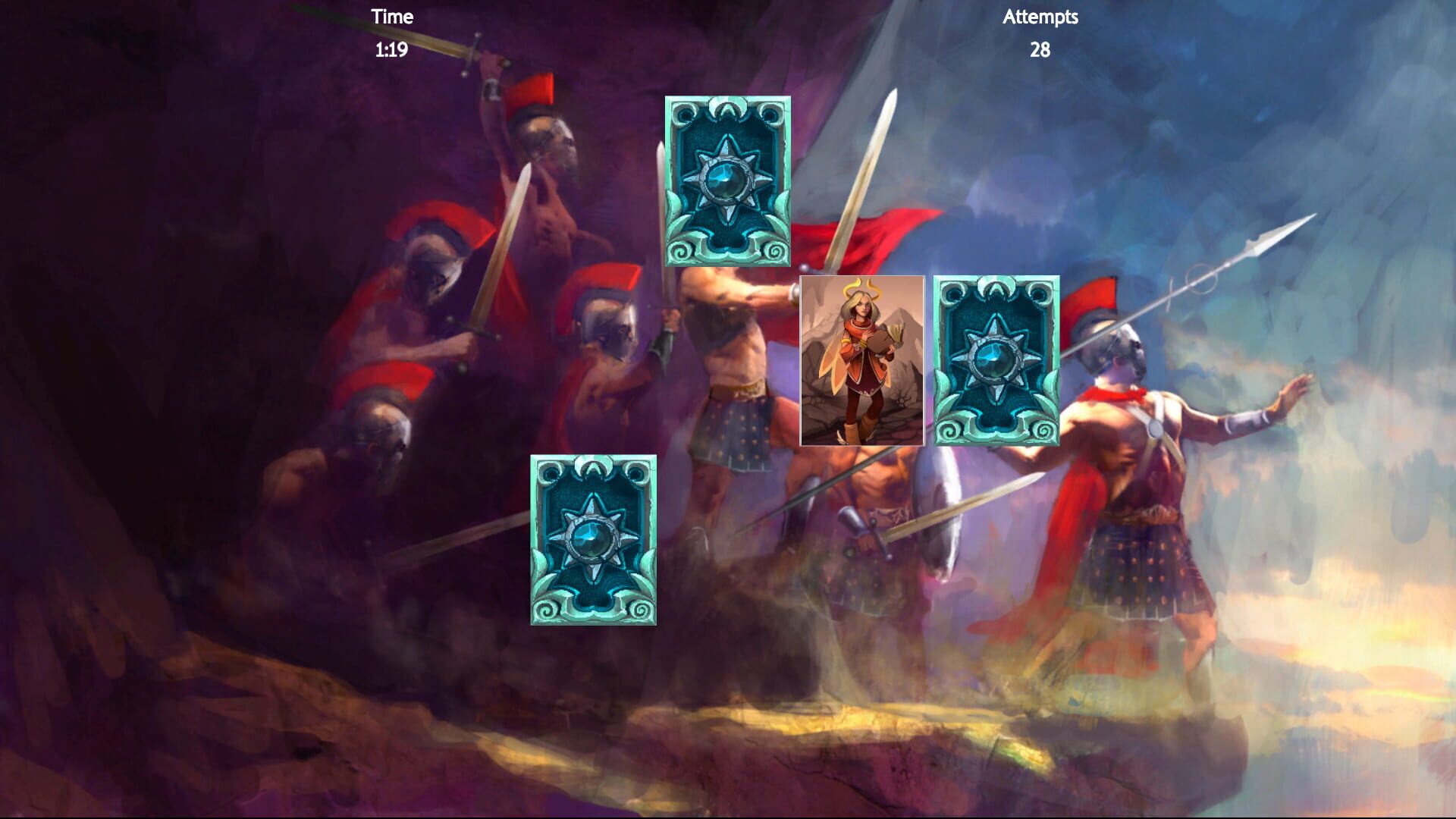 Fantasy Memory Card Game: Expansion Pack 1 - Screenshot