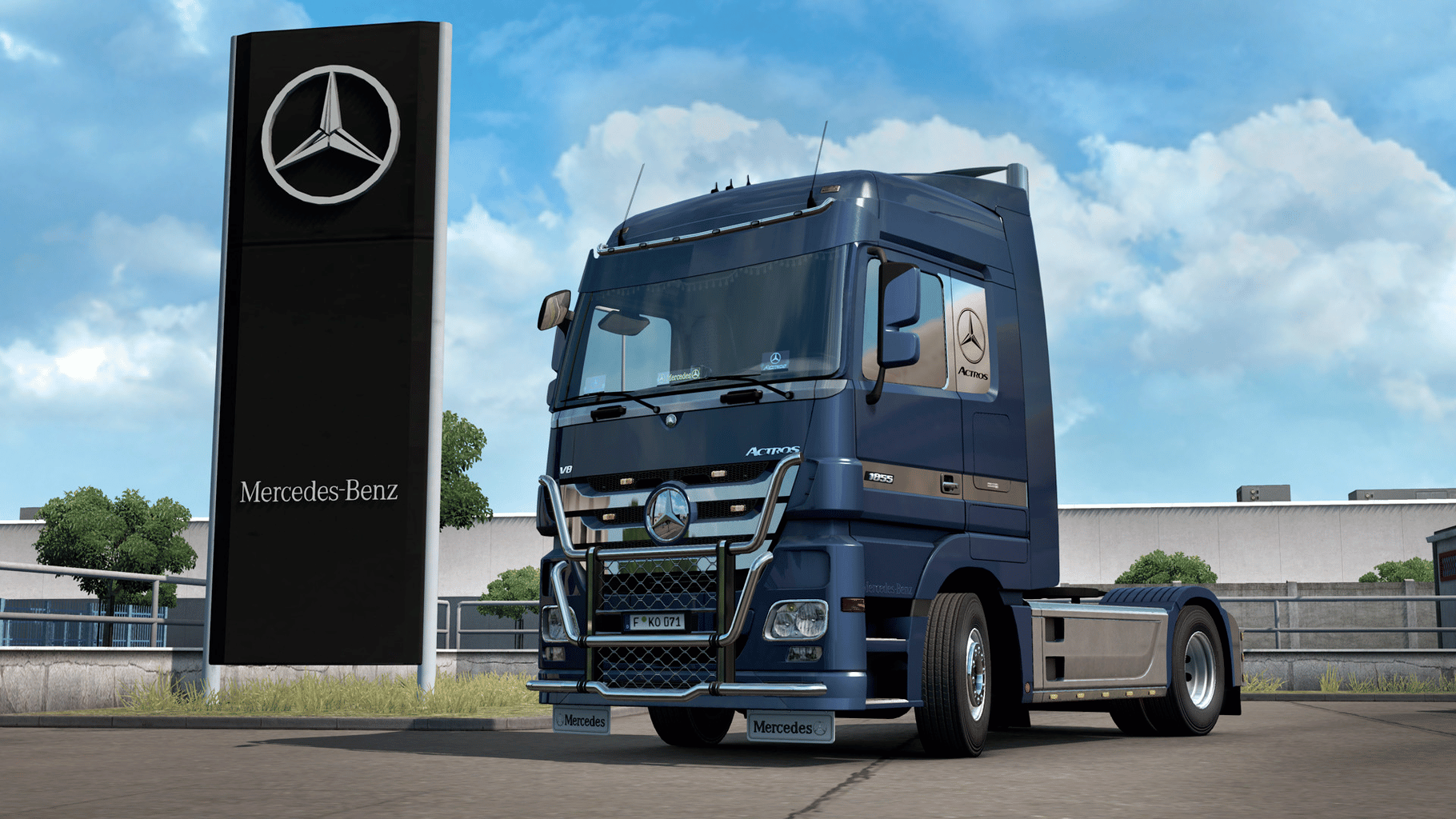 Euro Truck Simulator 2: Actros Tuning Pack screenshot