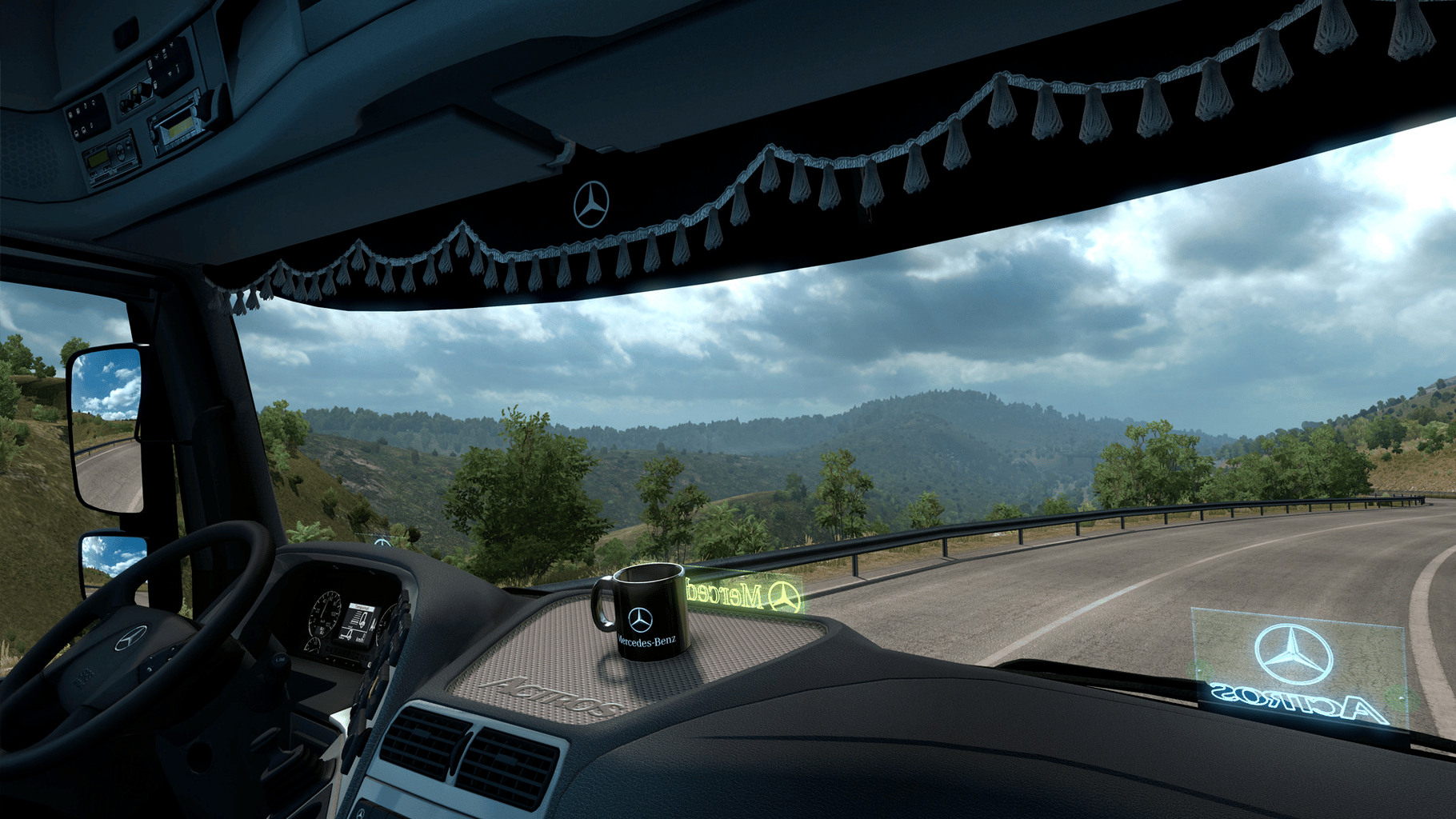 Euro Truck Simulator 2: Actros Tuning Pack screenshot