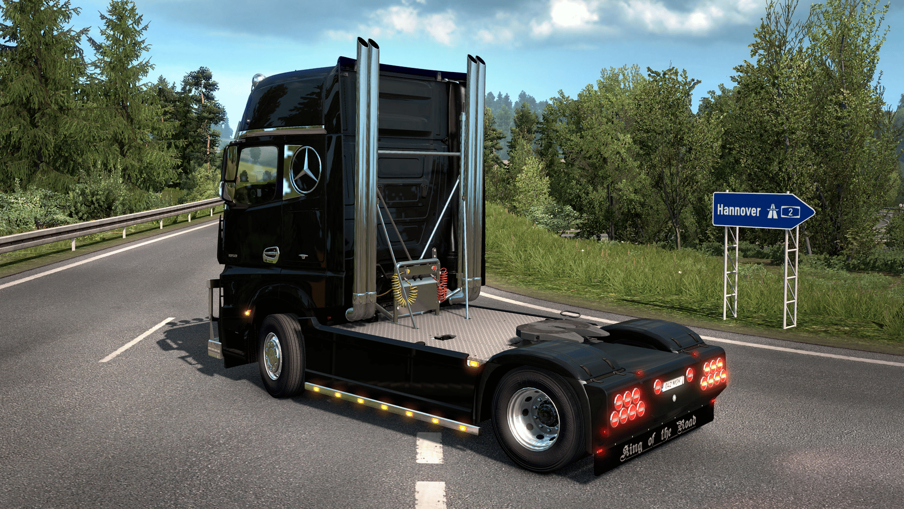 Euro Truck Simulator 2: Actros Tuning Pack screenshot