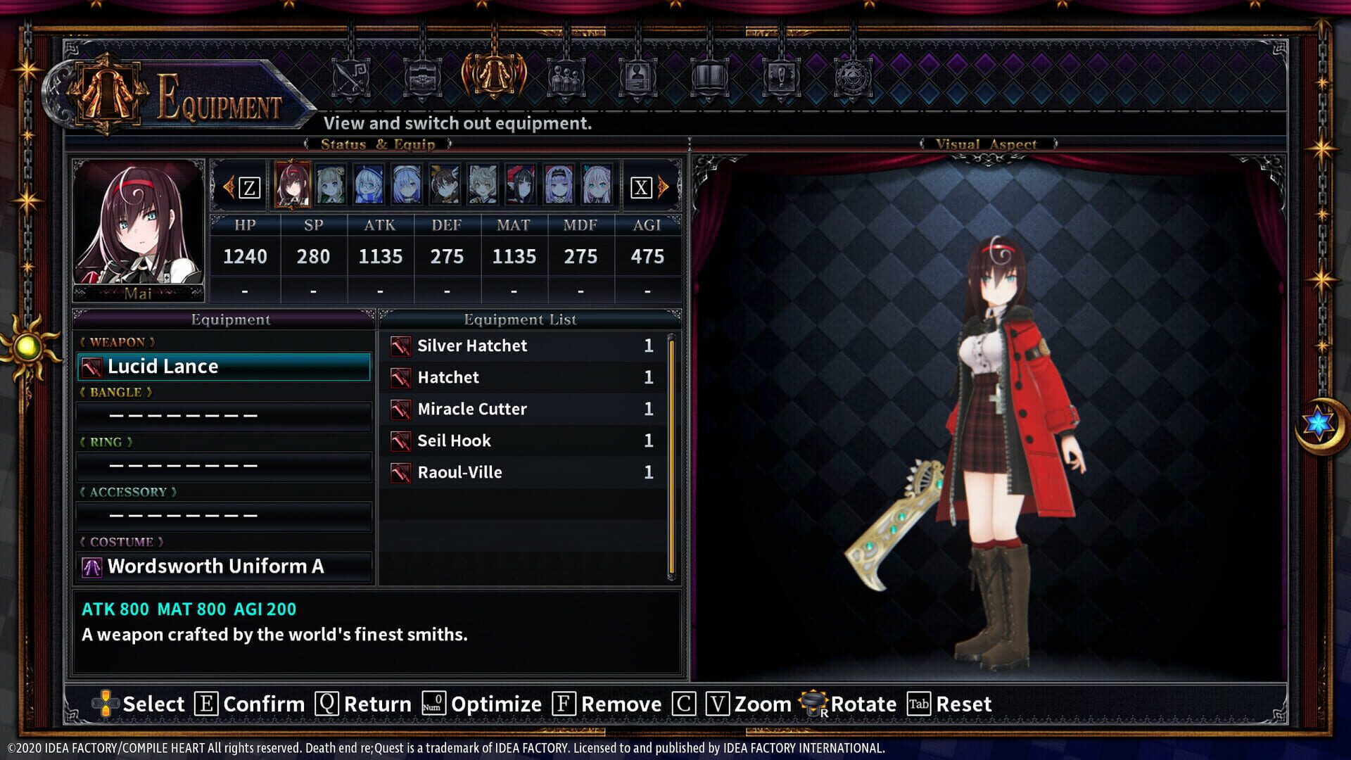 Death end re;Quest 2 - Ultimate Weapon Set - Screenshot