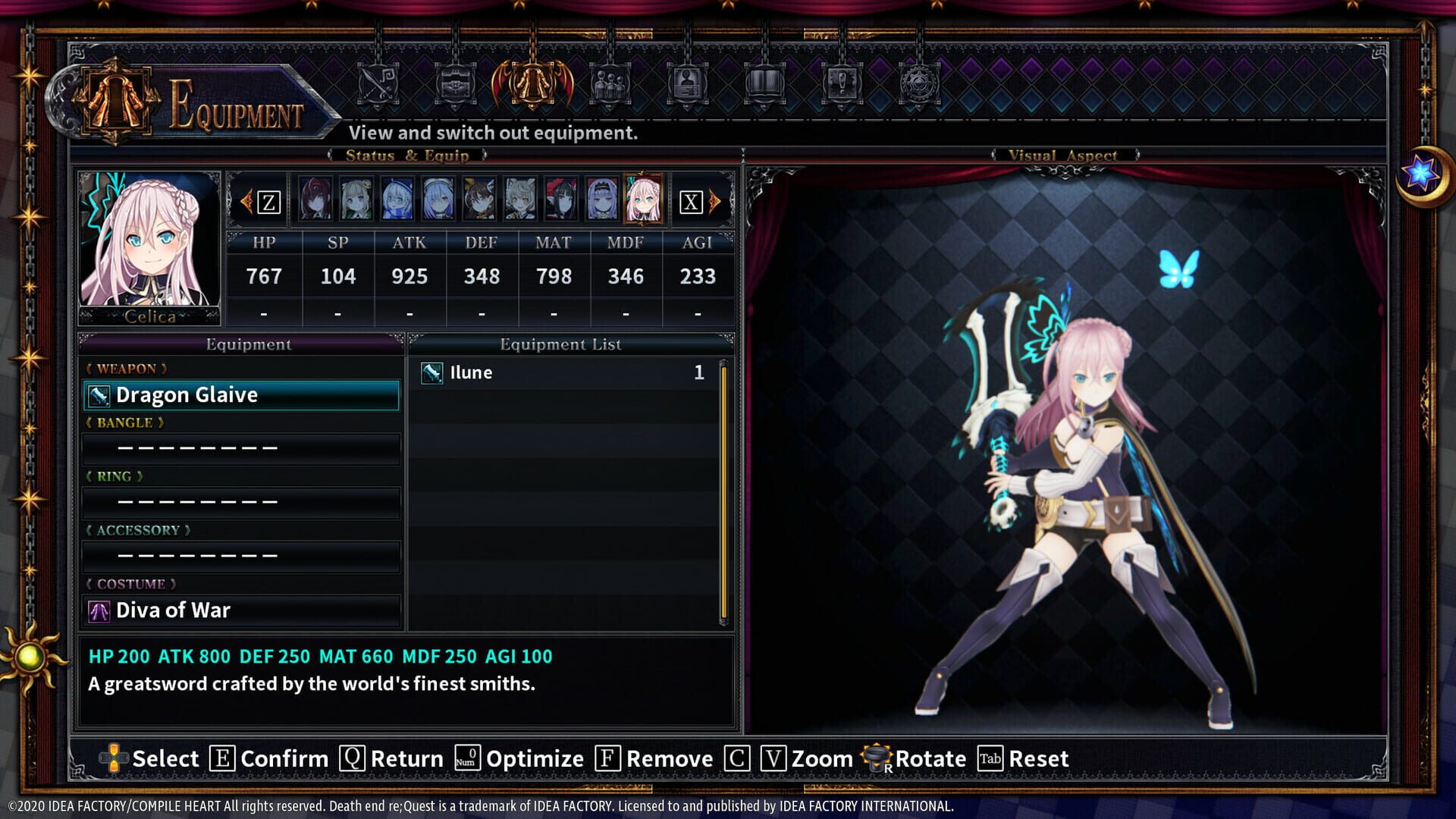 Death end re;Quest 2 - Ultimate Weapon Set - Screenshot