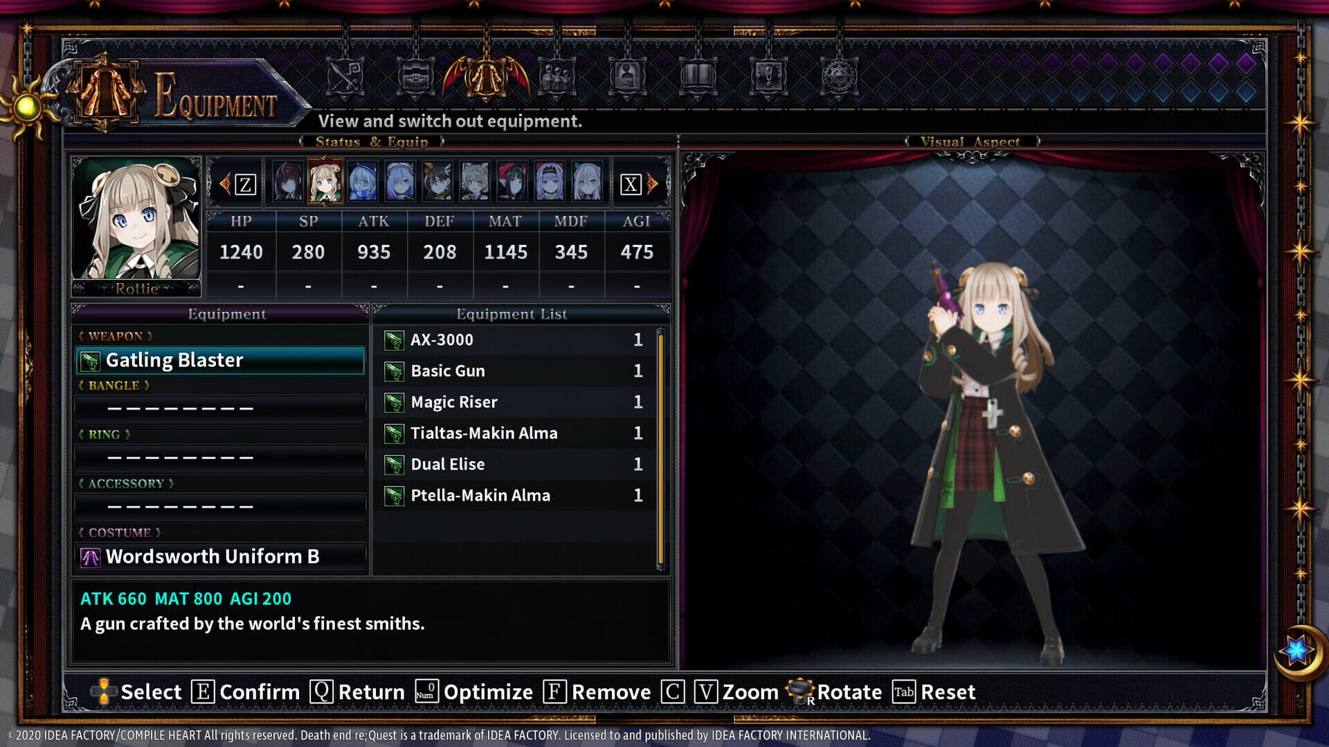 Death end re;Quest 2 - Ultimate Weapon Set - Screenshot