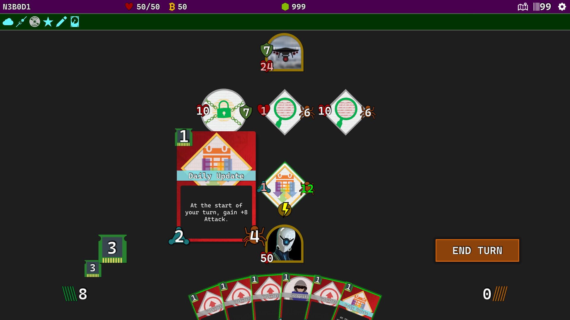 Overwritten: Defeat the Net - Screenshot