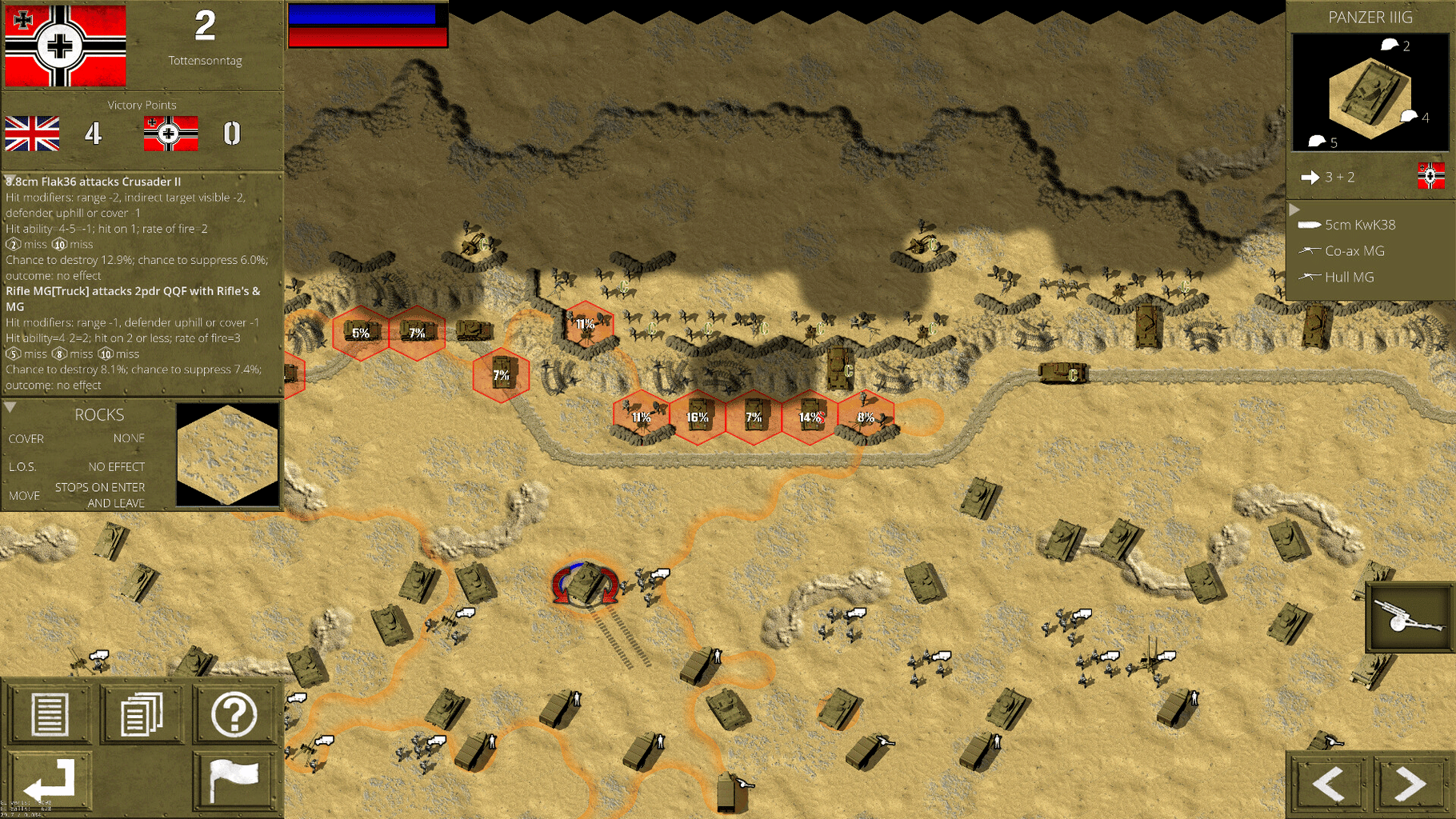 Desert War WWII screenshot