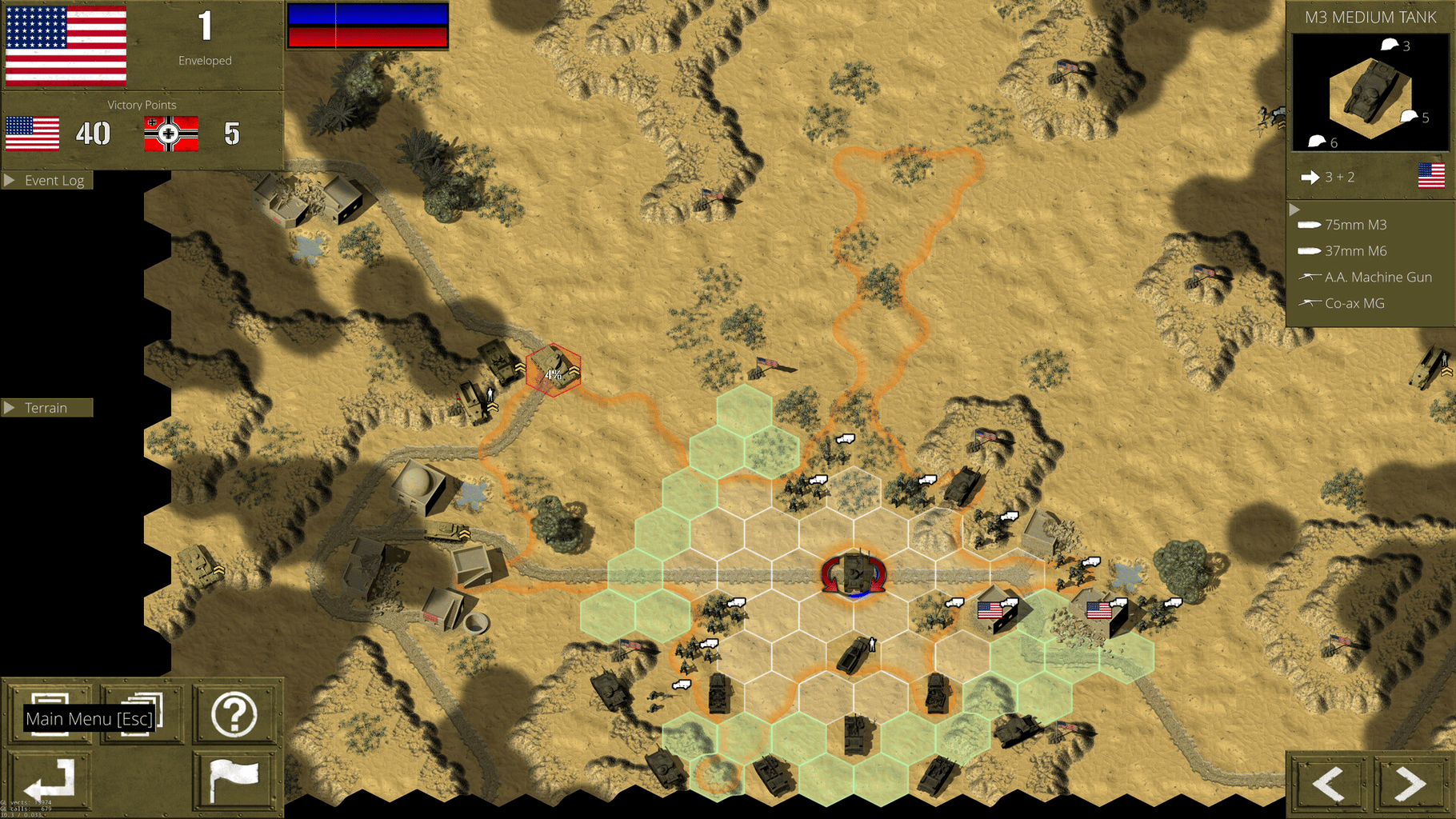 Desert War WWII screenshot