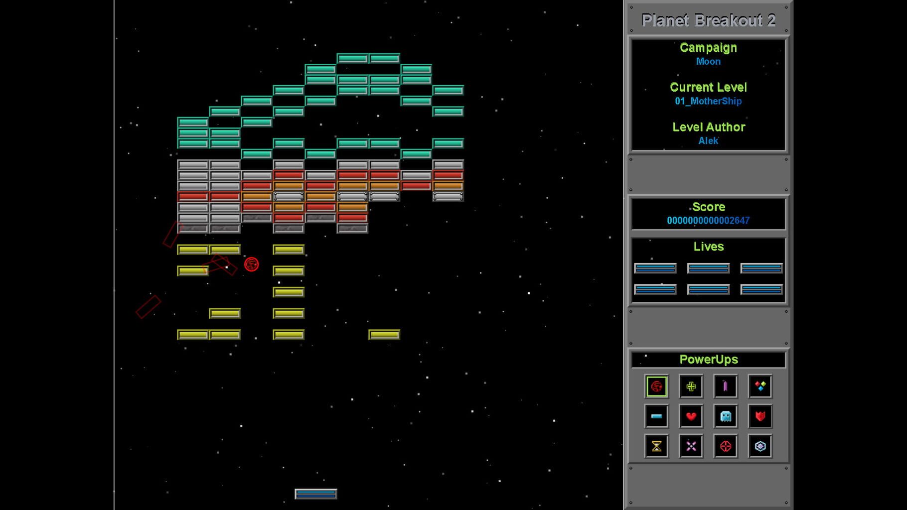 Captura de pantalla - Planet Breakout 2