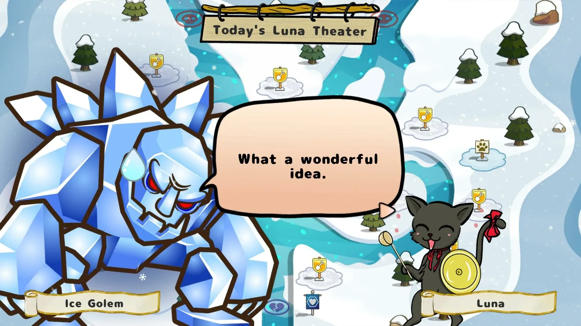 Captura de pantalla - Luna & Monsters TD: The Deprived Magical Kingdom