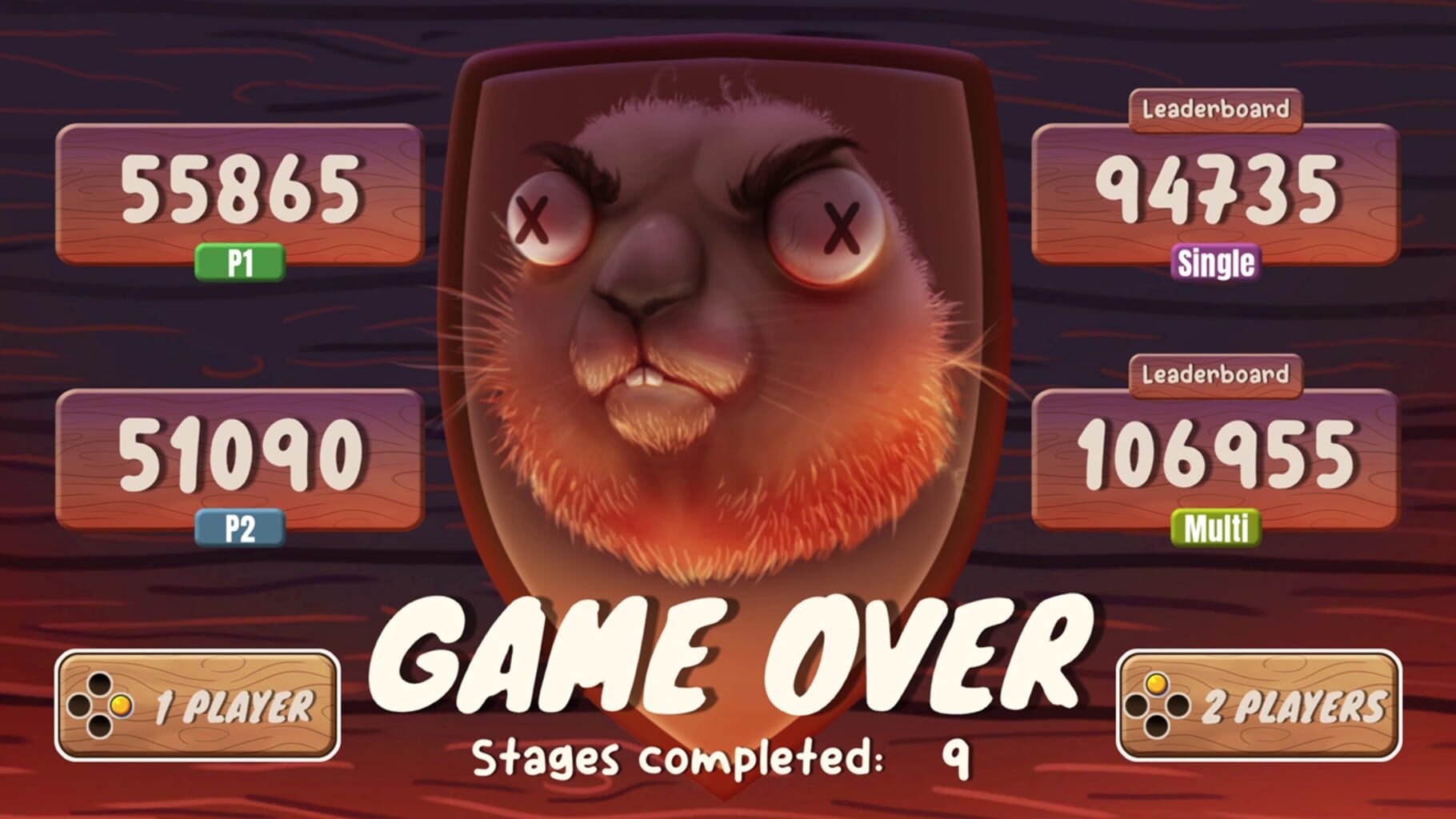 Arcade Machine: Gopher's Revenge screenshot