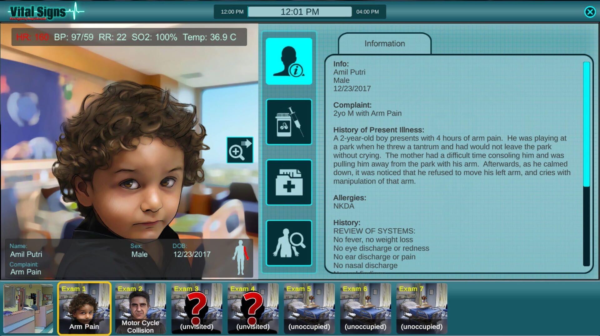 Vital Signs: Emergency Department - Injuries Package #2 - Screenshot