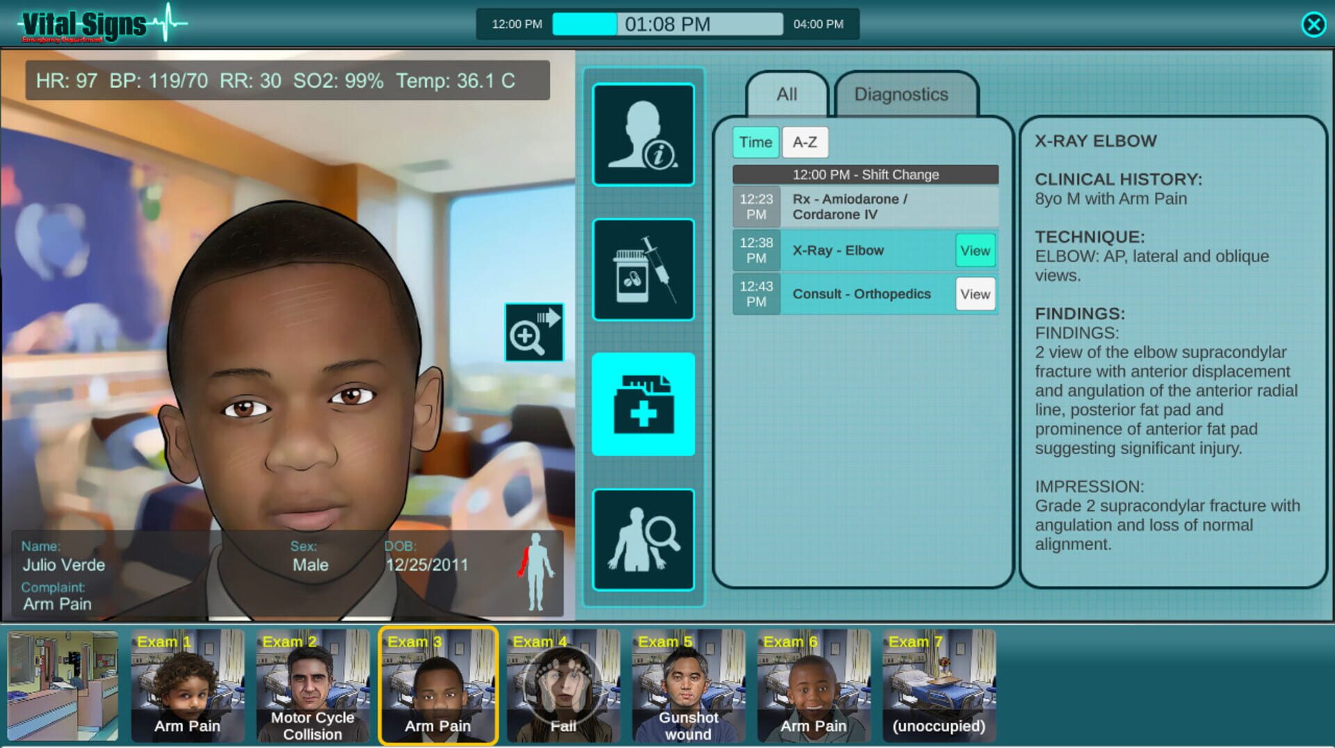 Vital Signs: Emergency Department - Injuries Package #2 - Screenshot