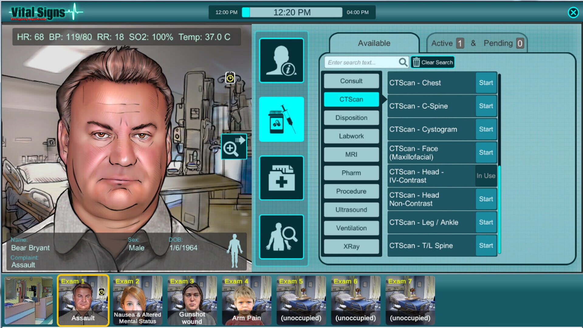 Vital Signs: Emergency Department - Injuries Package #1 - Screenshot