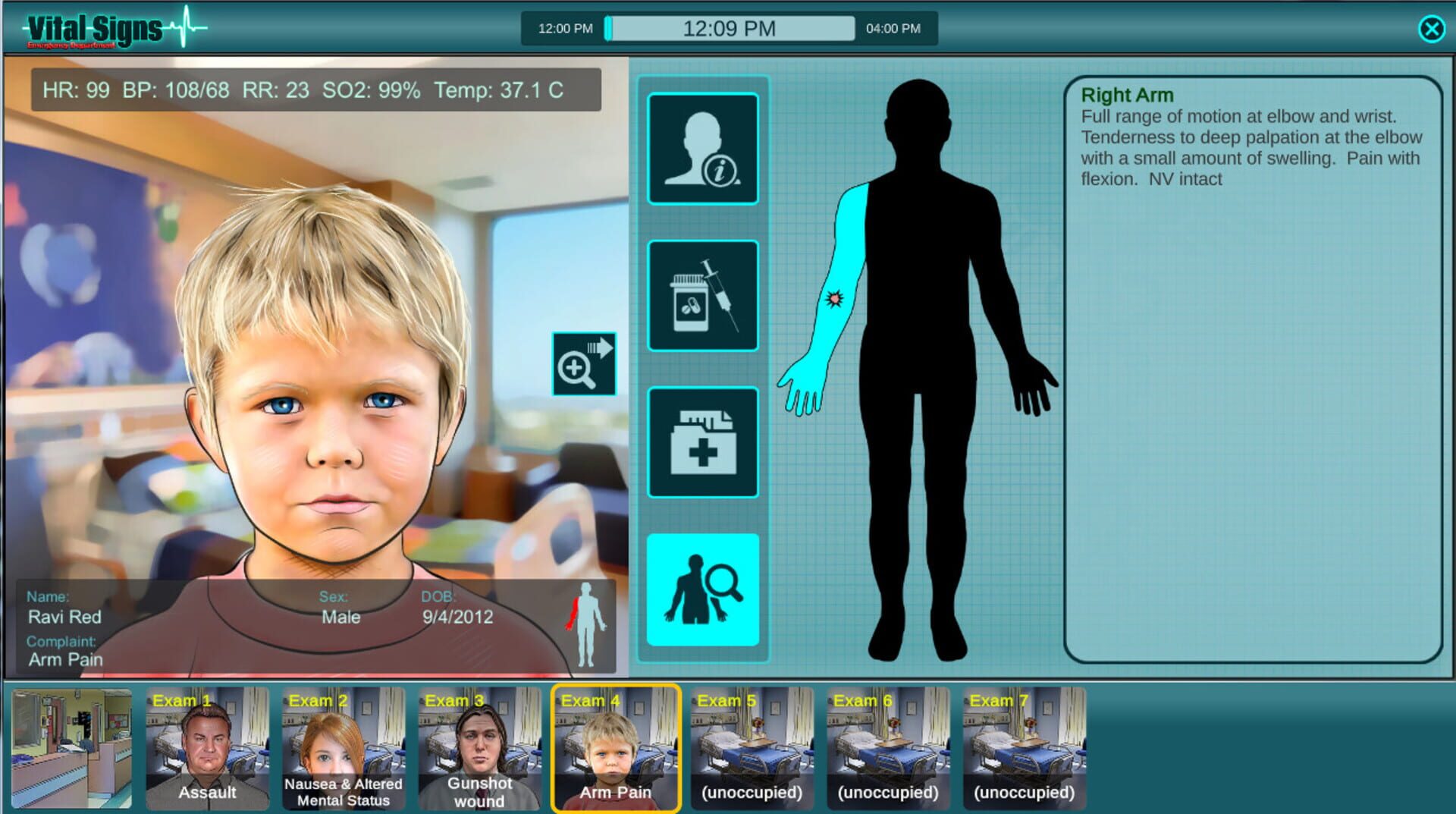 Vital Signs: Emergency Department - Injuries Package #1 - Screenshot
