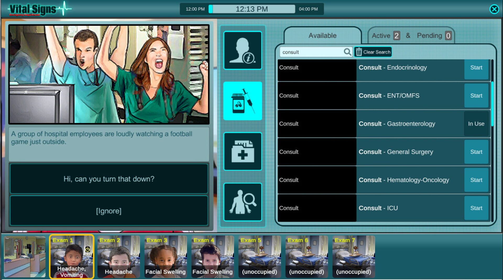 Vital Signs: Emergency Department - Pediatric Rare Disease Package - Screenshot