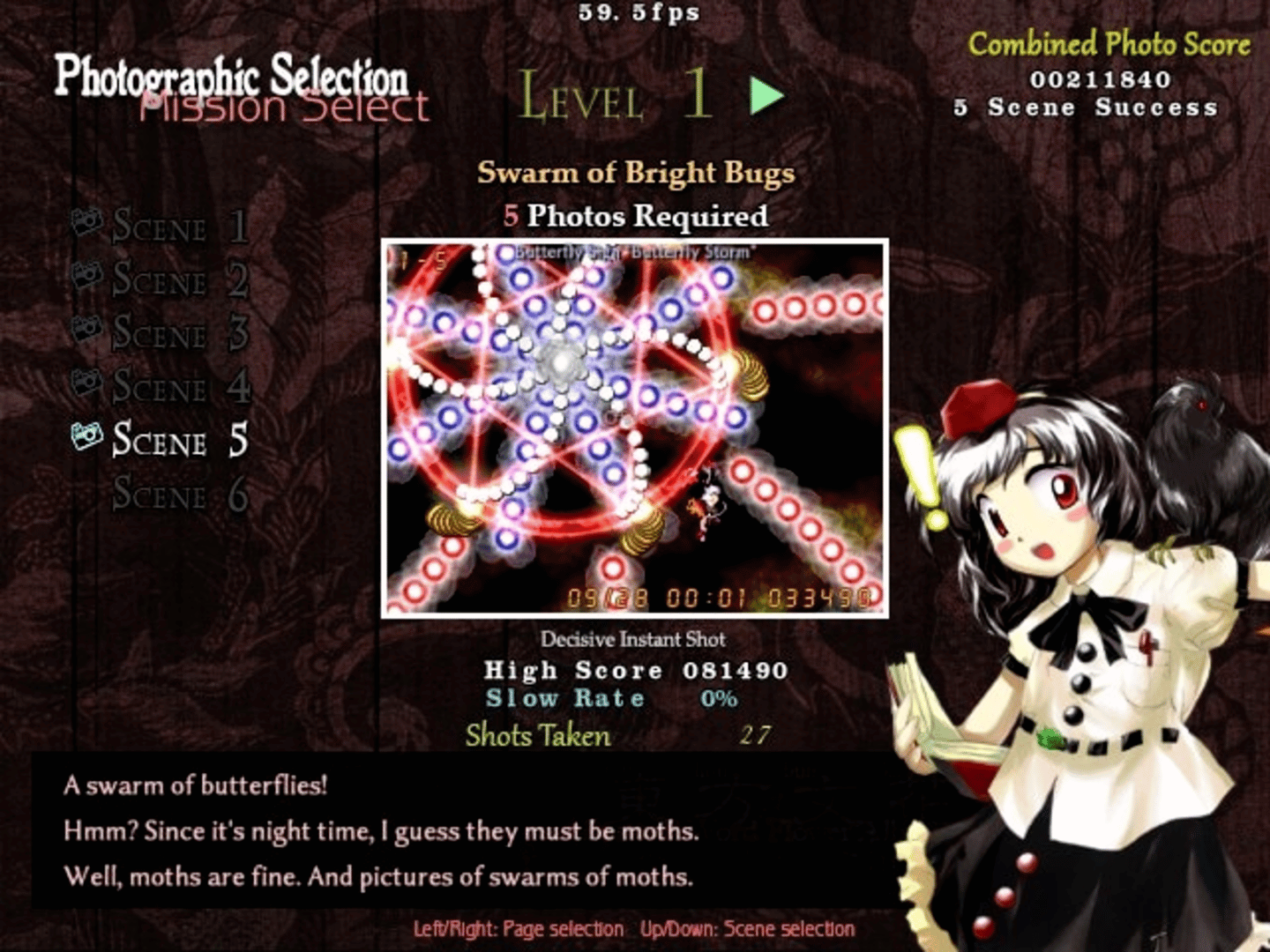 Touhou Bunkachou: Shoot the Bullet screenshot