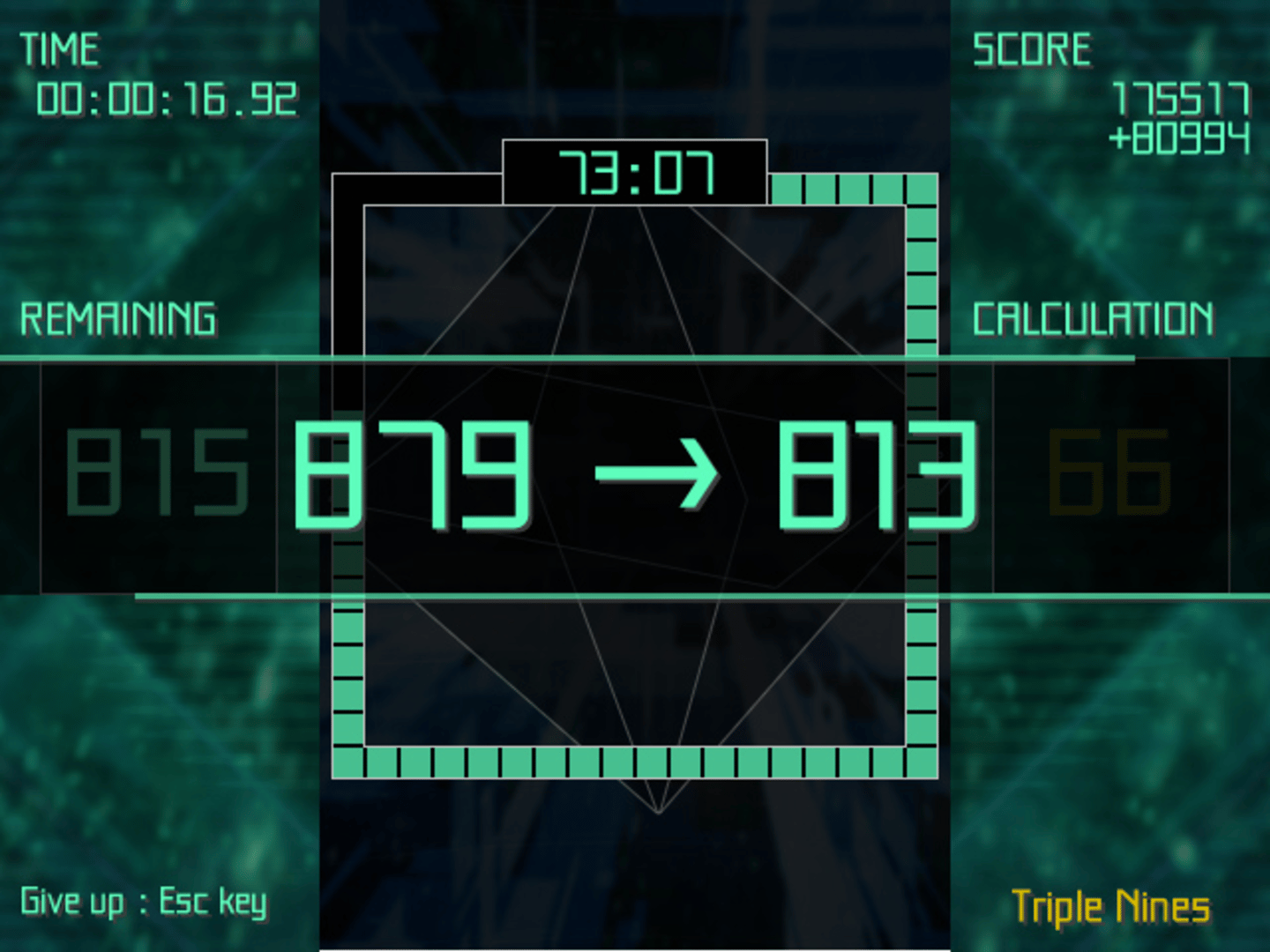 Equaline screenshot