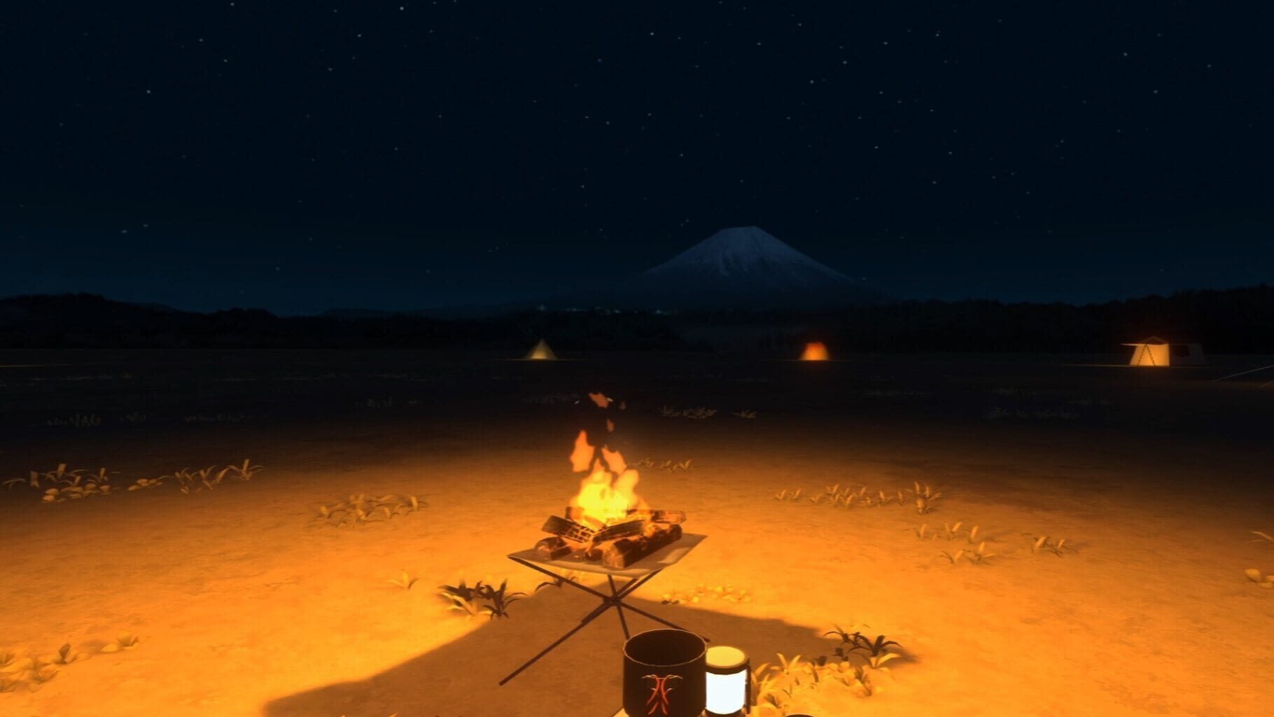 Captura de pantalla - Laid-Back Camp: Virtual - Fumoto Campsite