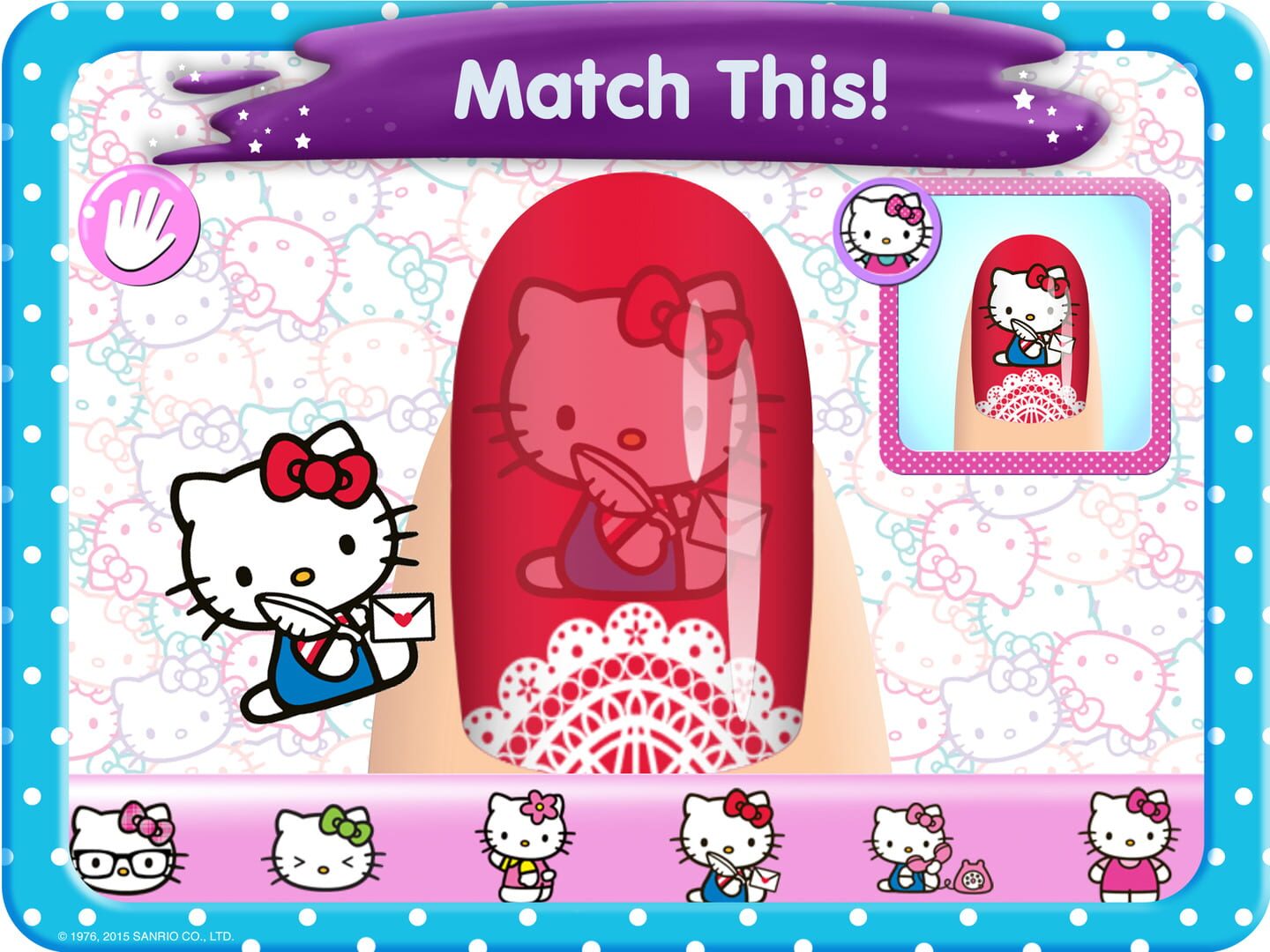 Captura de pantalla - Hello Kitty Nail Salon