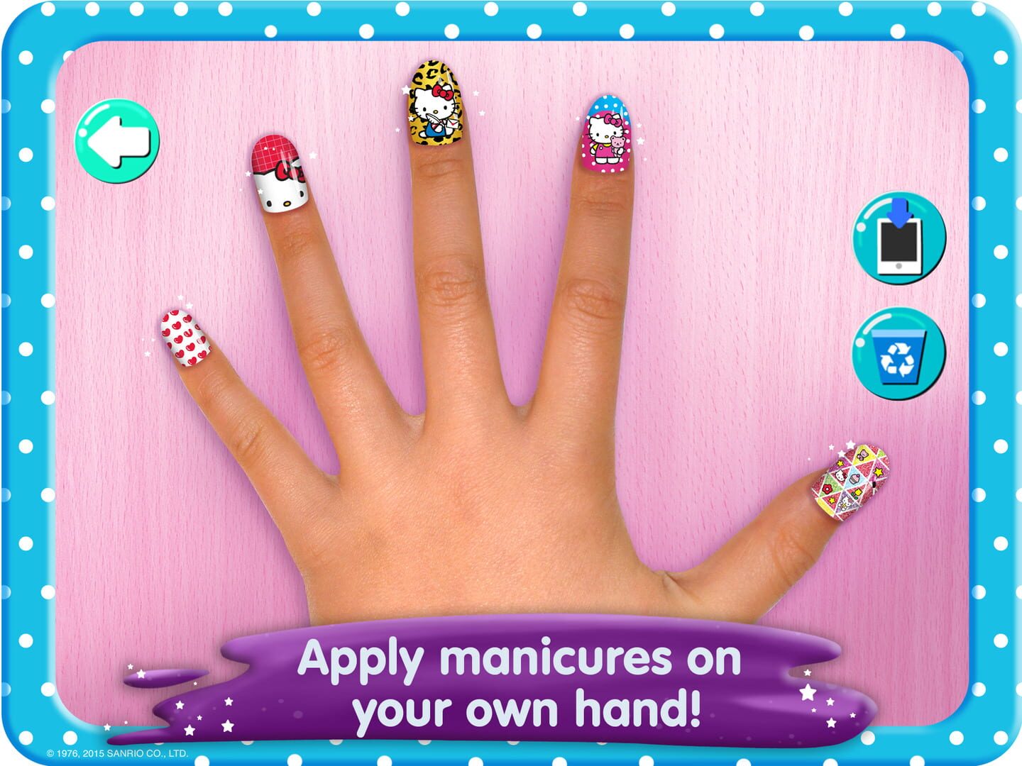 Captura de pantalla - Hello Kitty Nail Salon