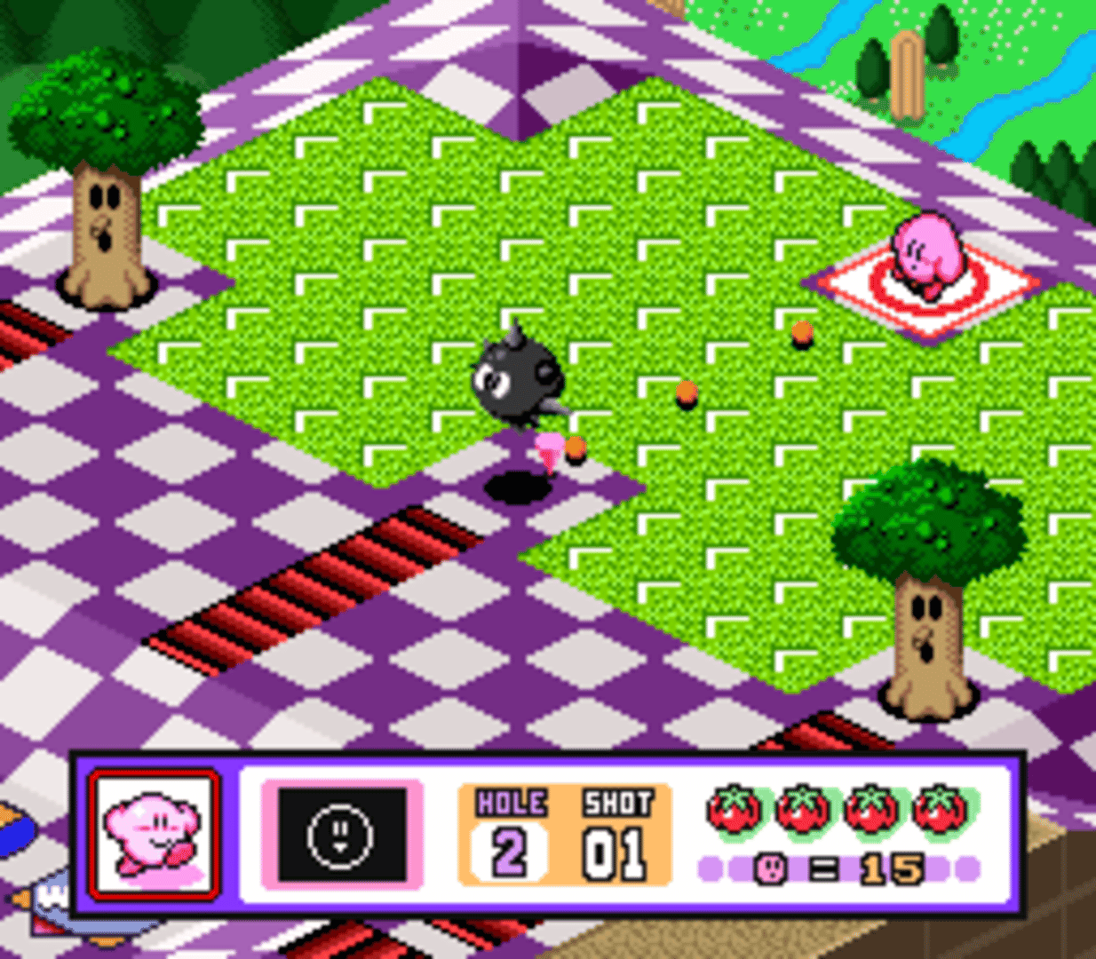 Kirby's Dream Course screenshot