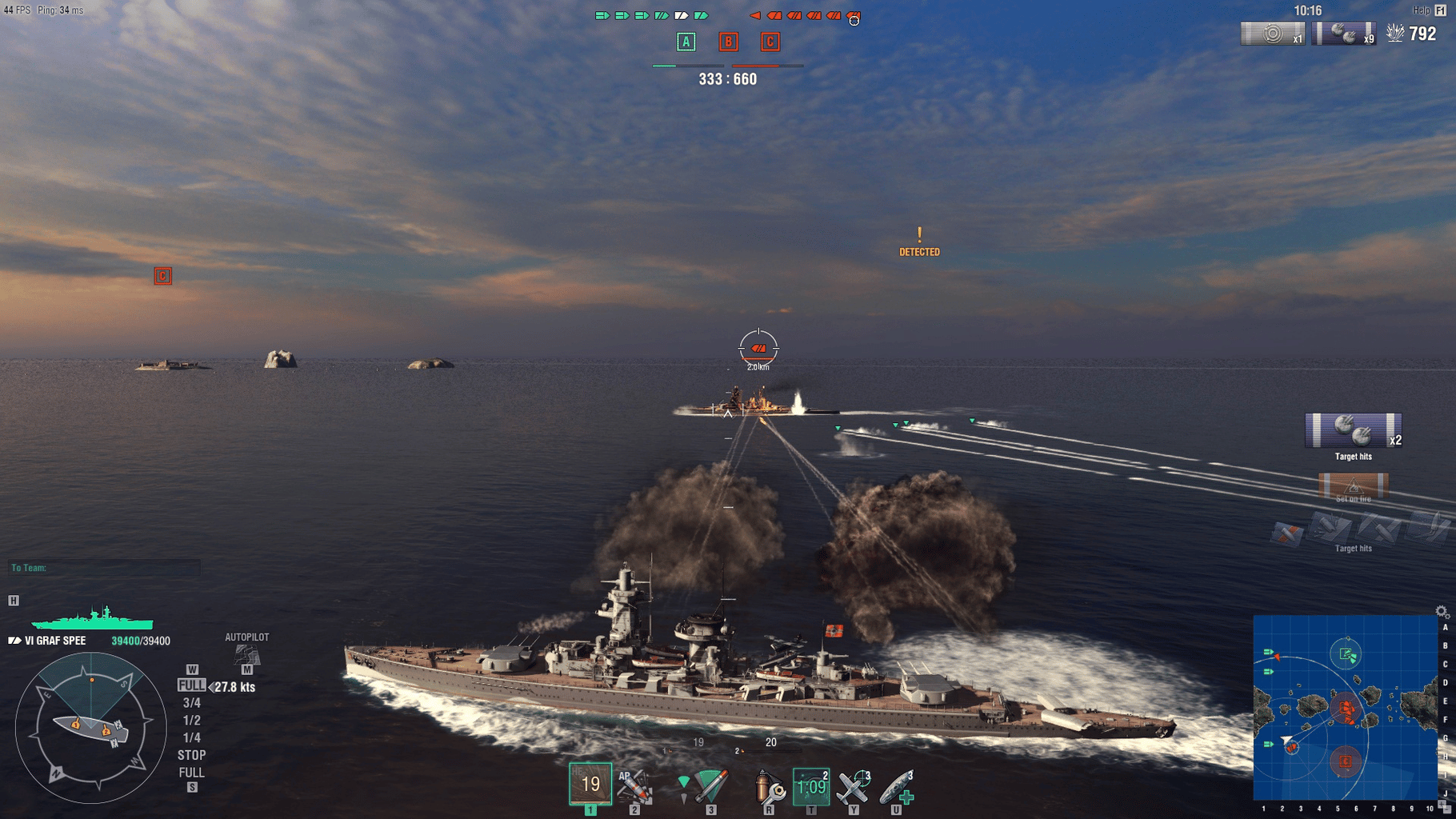 World of Warships: Admiral Graf Spee Pack screenshot