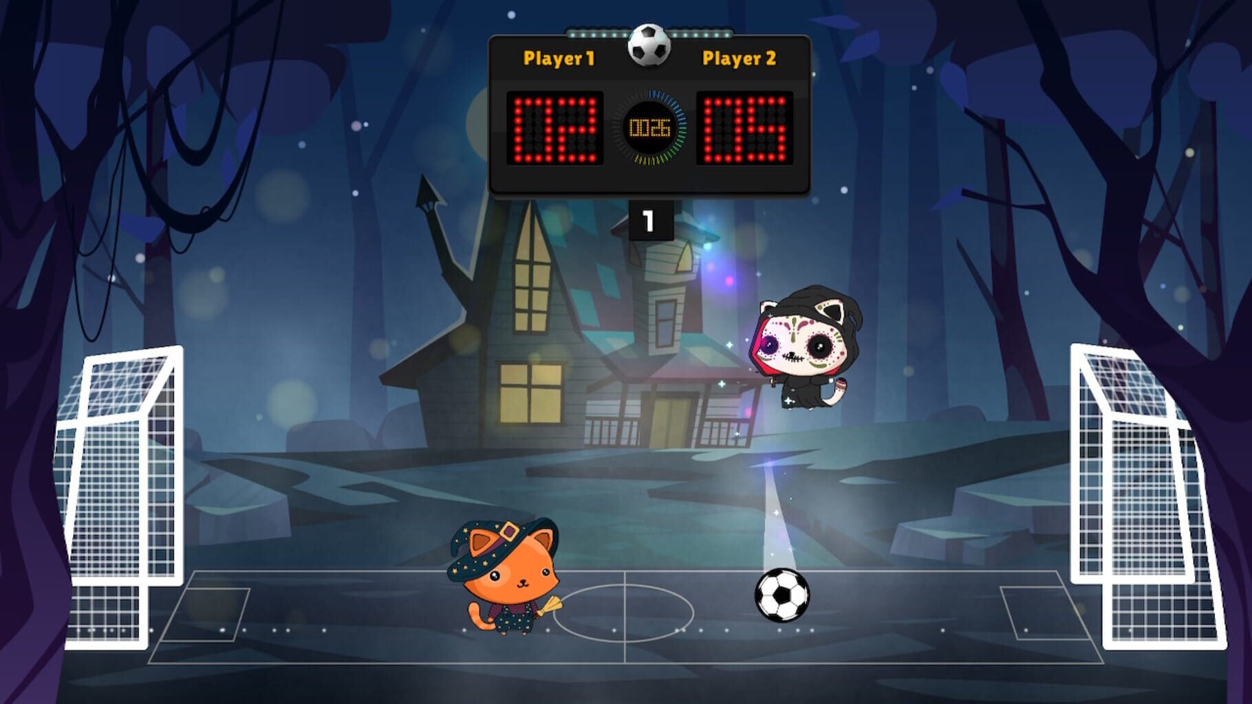 Kitten's Head Football: Spooky Edition screenshot