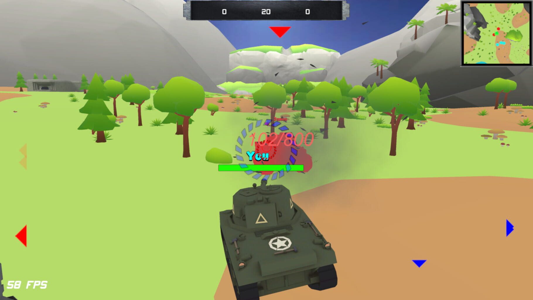 WWII: Tank Battle Arena screenshot