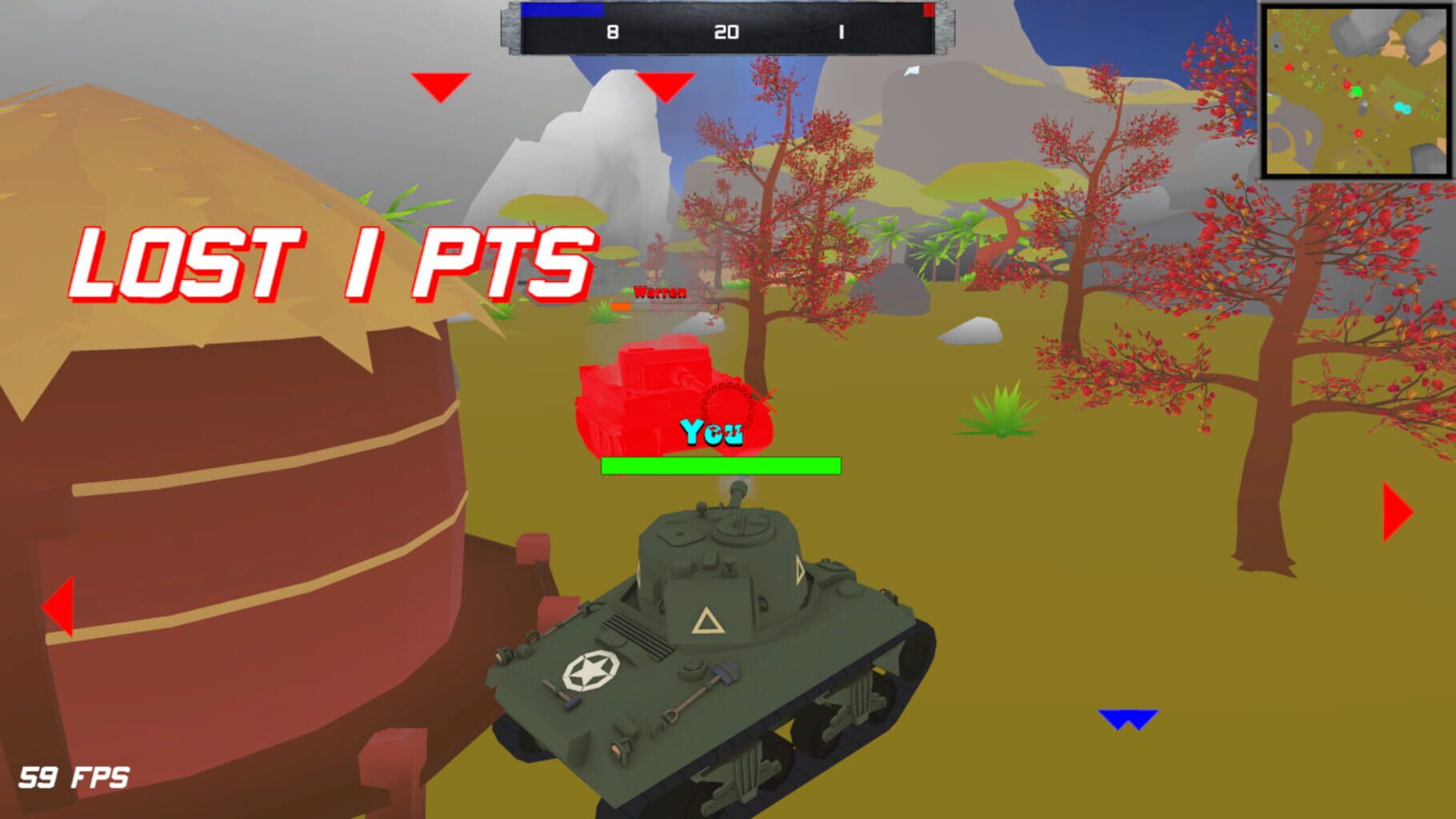 WWII: Tank Battle Arena screenshot