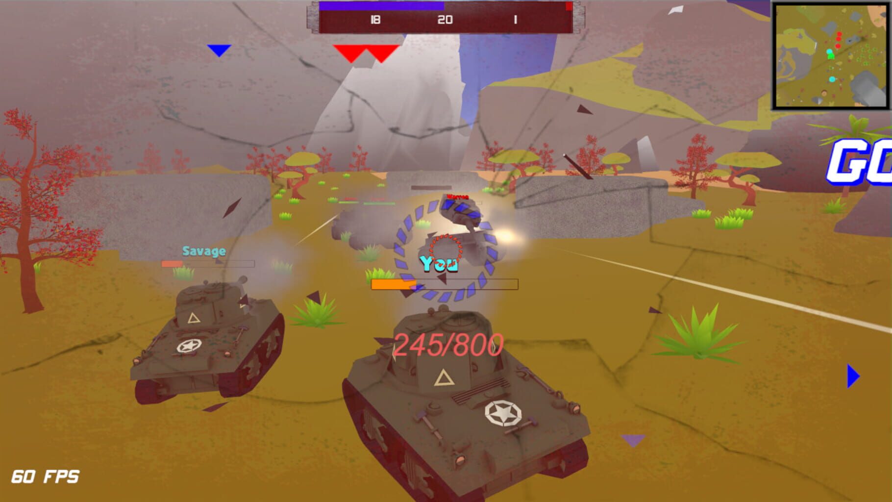 WWII: Tank Battle Arena screenshot